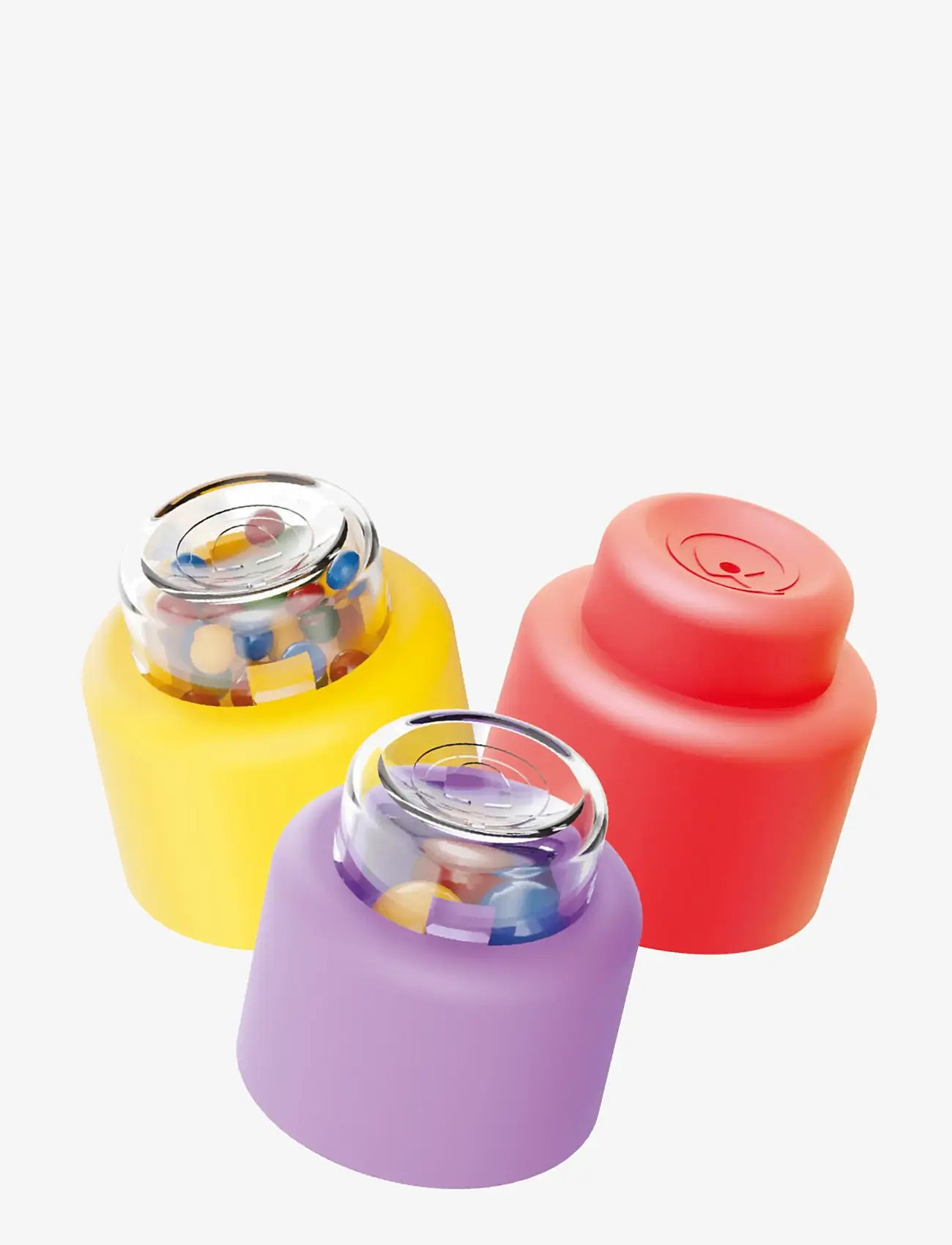 Quercetti - MOMY SOFT HAPPY SOUND - stapelbare blokk - multi - 3