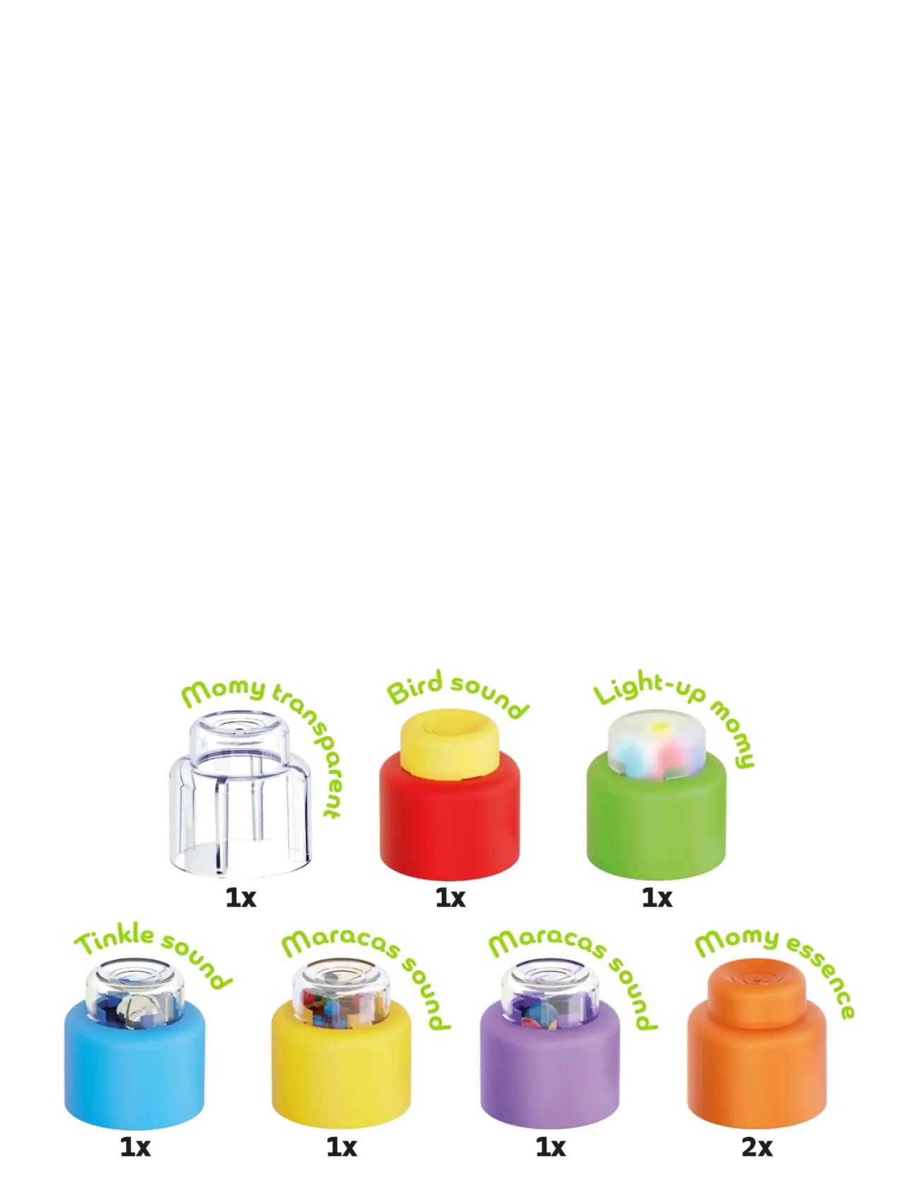 Quercetti - MOMY SOFT SENSORY BLOCKS - stapelbara klossar - multi - 2