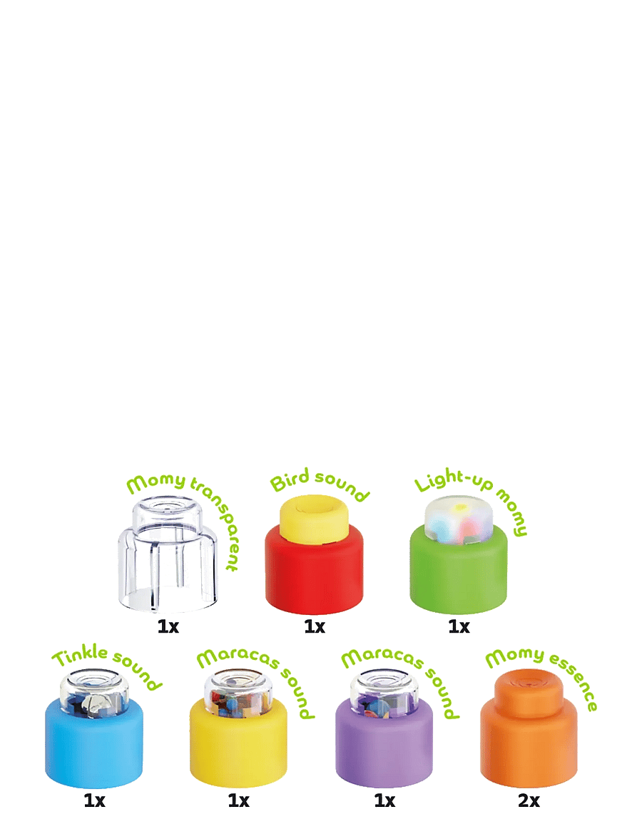 Quercetti - MOMY SOFT SENSORY BLOCKS - stapelbare blokk - multi - 2