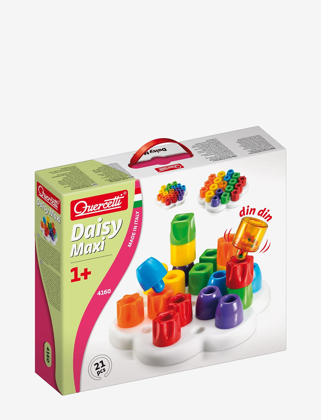 Quercetti - DAISY STORA BYGGPEGGAR - multi - 0