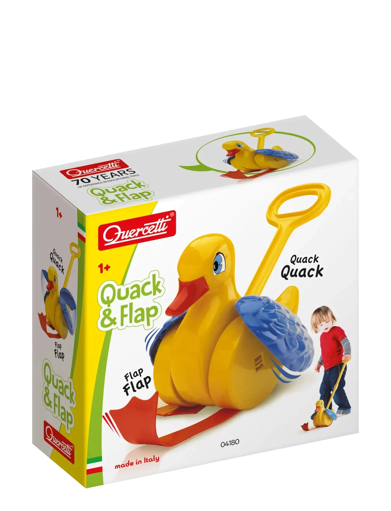 Quercetti - QUACK AND FLAP - træklegetøj - multi - 2