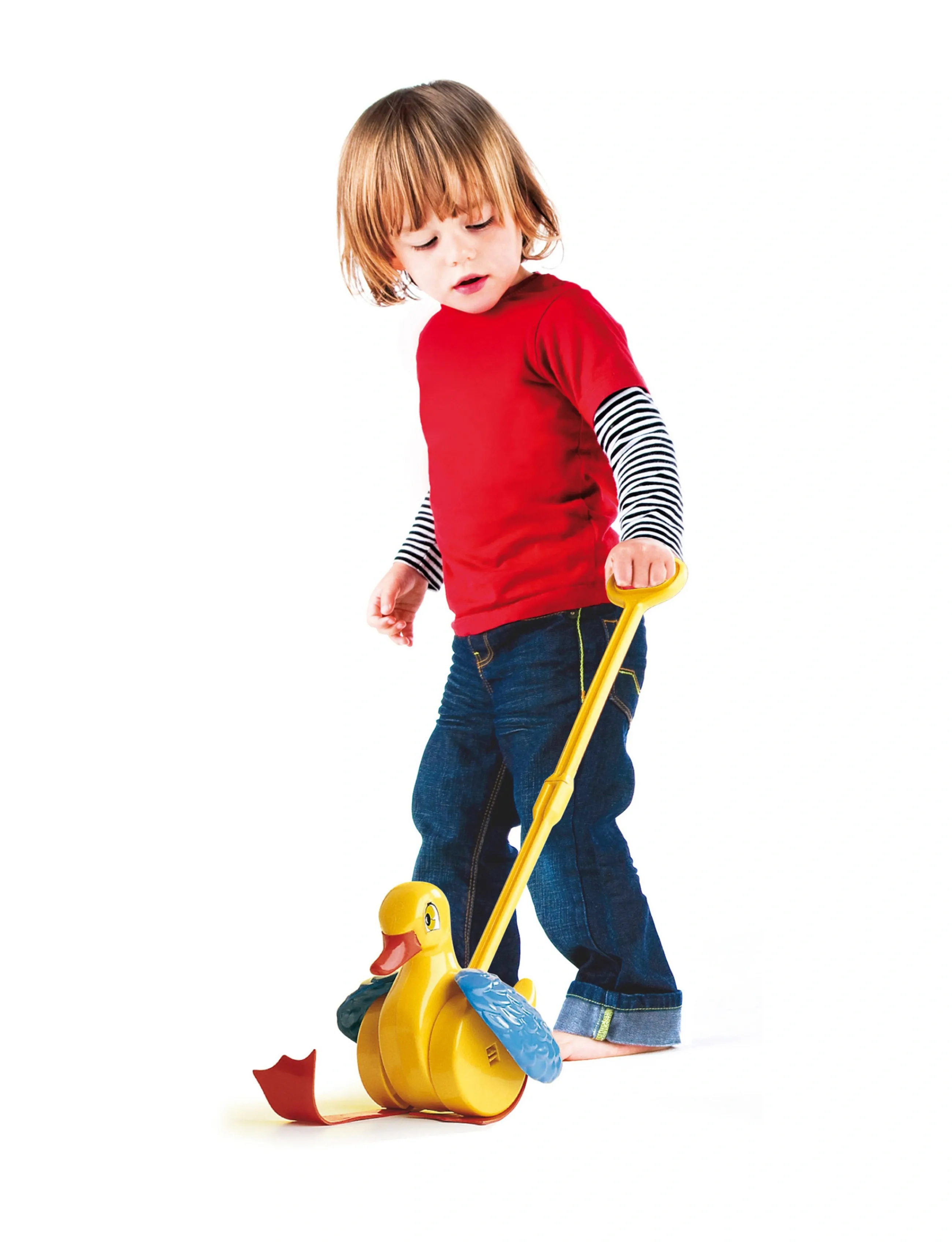 Quercetti Quack And Flap, One Size, Yellow, Baby Legetøj > Pull Along Legetøj, Børn