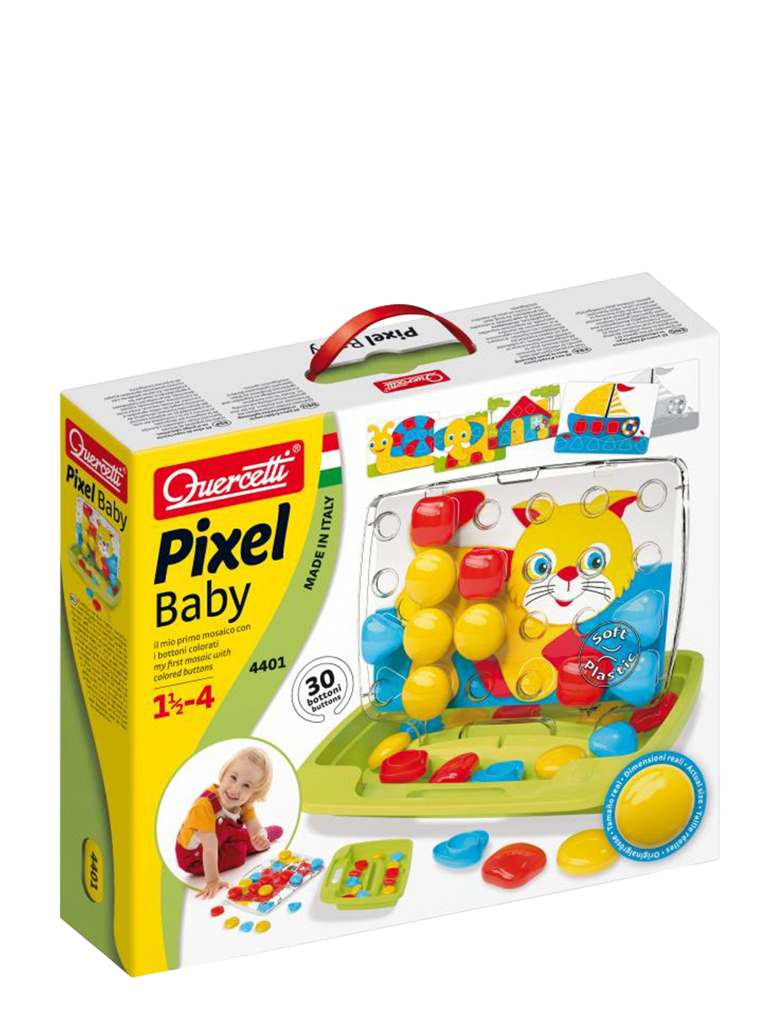 Quercetti Pixelart Fantacolor Baby, One Size, Multi/patterned, Educational Legetøj > Activity Legetøj, Børn