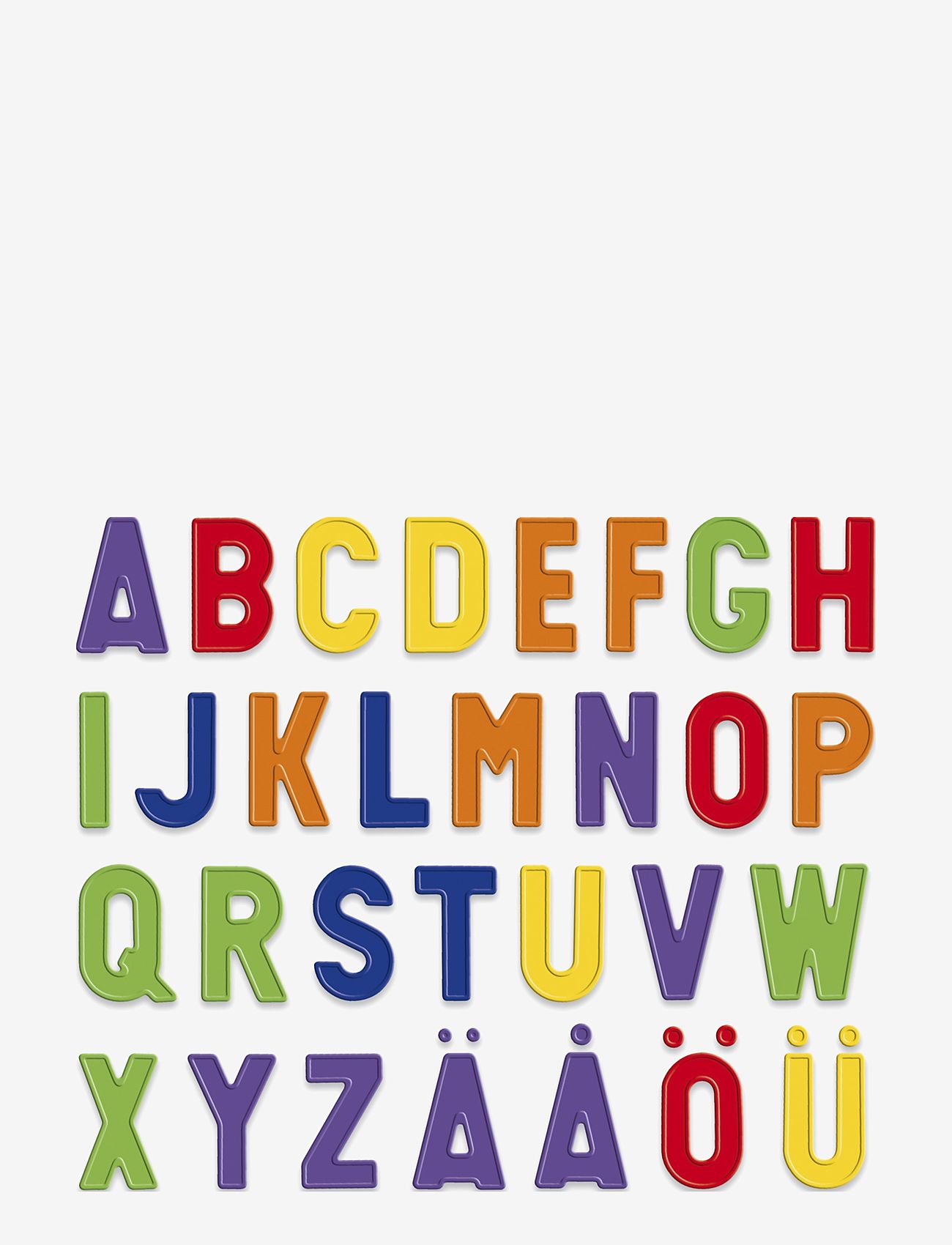 Quercetti - MAGNETTAVLA MED BOKSTÄVER - pædagogiske spil - multi - 2