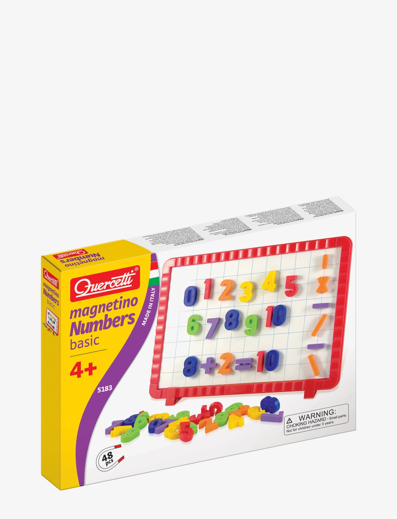 Quercetti Magnettavla Med Siffror, One Size, Multi/patterned, Spil > Pædagogiske Spil, Børn