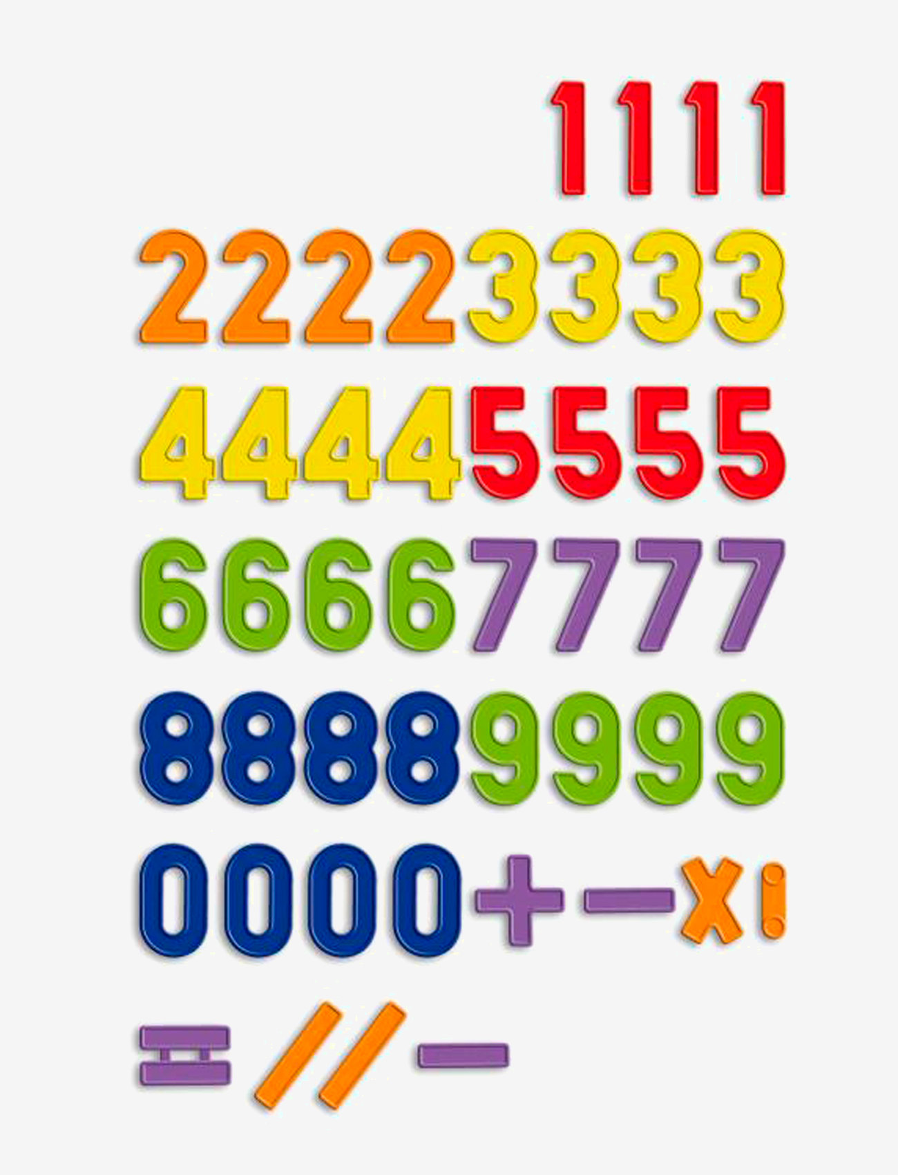 Quercetti - QUERCETTI MAGNETSIFFROR 48 ST - pædagogiske spil - multi - 1