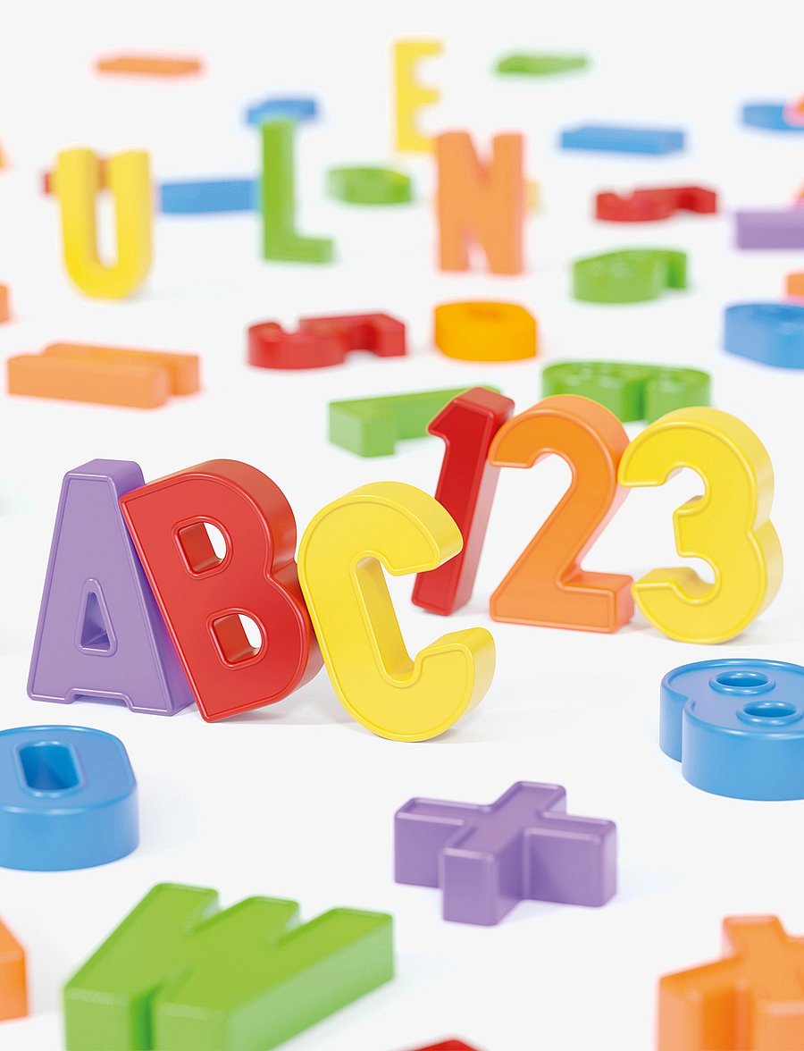 Quercetti - MAGNET ABC, 123 - fidget toys - multi - 1