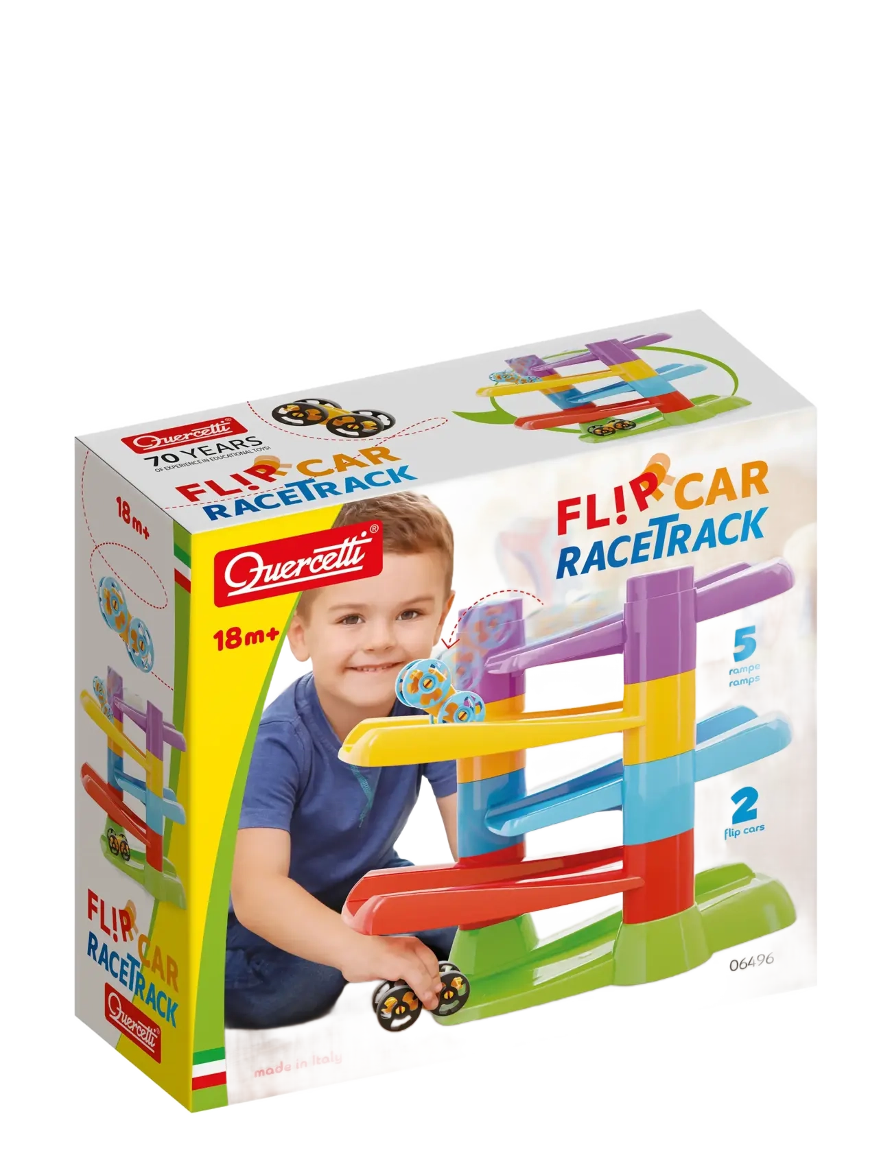 Quercetti - QUERCETTI FLIP CAR RACE TRACK - racerbaner - multi - 3