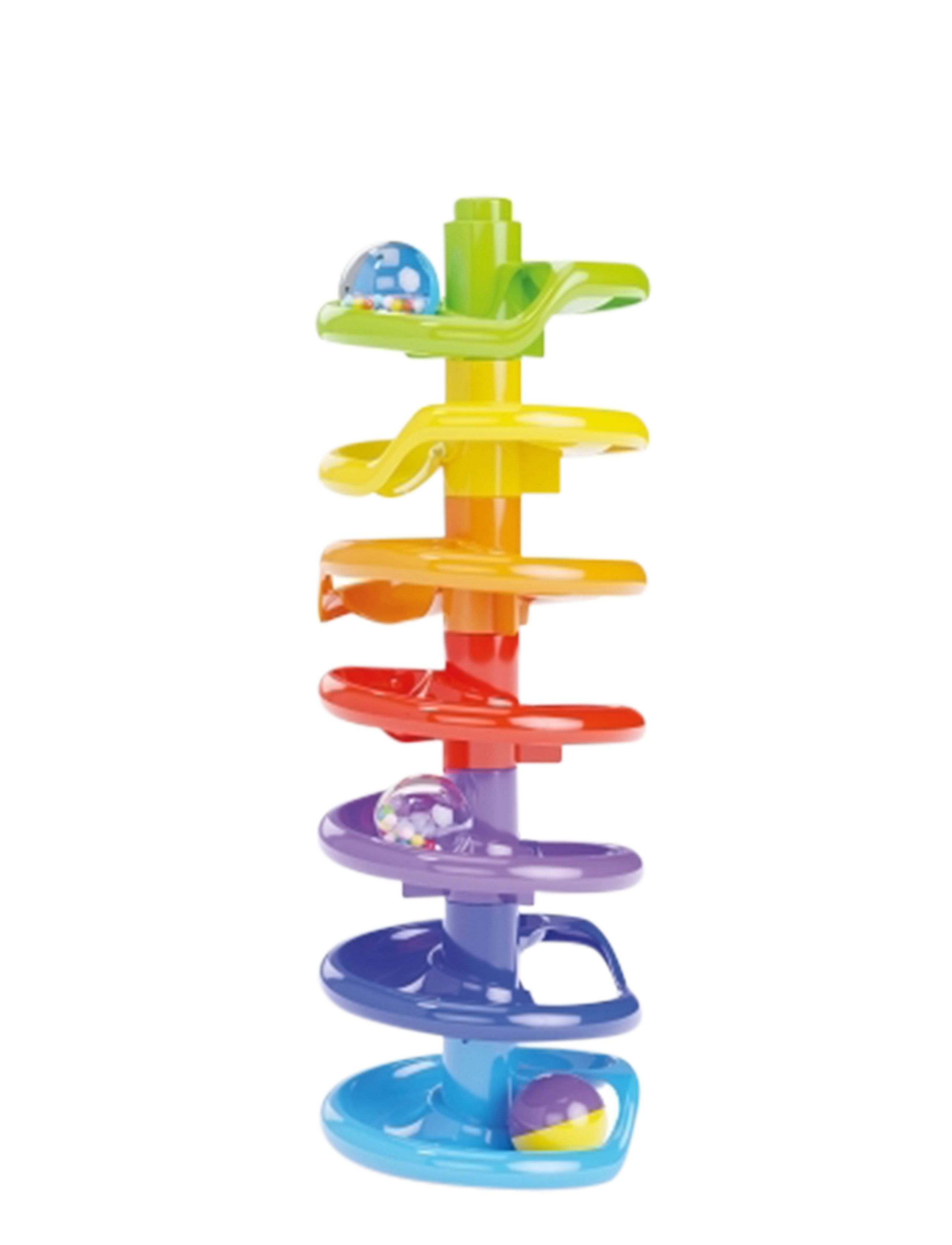 Quercetti Quercetti Kulbana Spiral Tower, One Size, Multi/patterned, Byggesæt Og -Klodser > Boldbaner, Børn