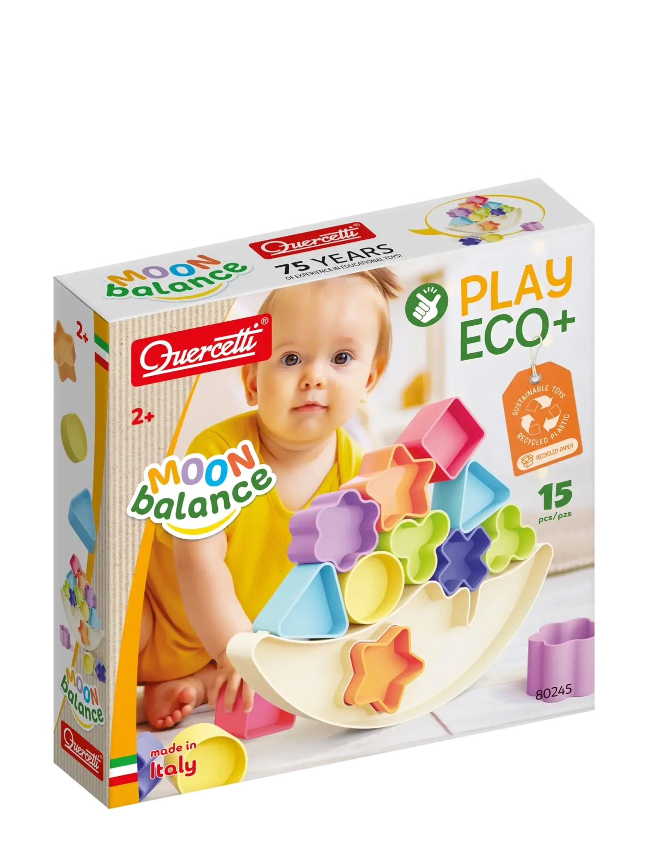 Quercetti PLAY ECO+ MOON BALANCE - Baby toys - MULTI / multi