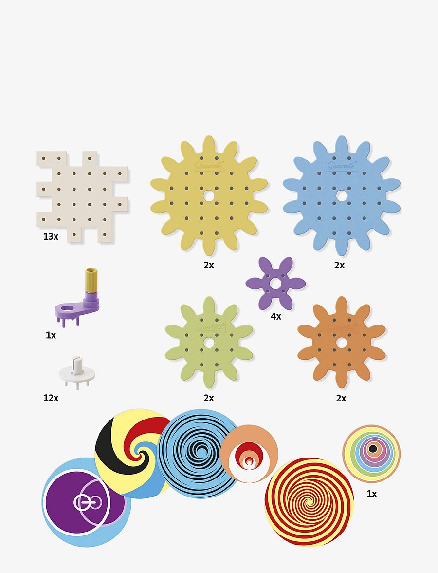 Quercetti - KALEIDO GEARS PLAY ECO+ - föndur - multi - 2
