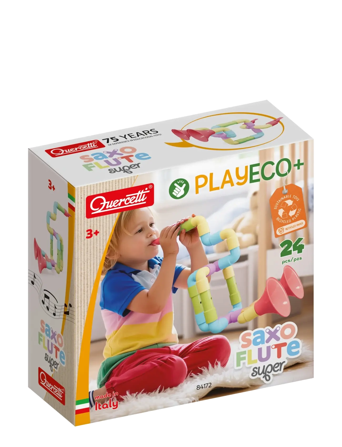 Quercetti PLAY ECO+ SAXOFLUTE SUPER - Kubbar & kubbasett - MULTI / multi
