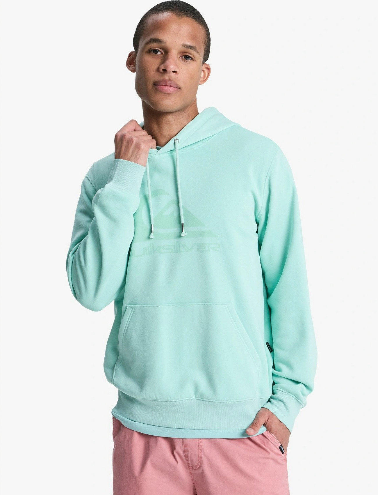 Quiksilver Comp Logo Hoodie - Beige - S 1