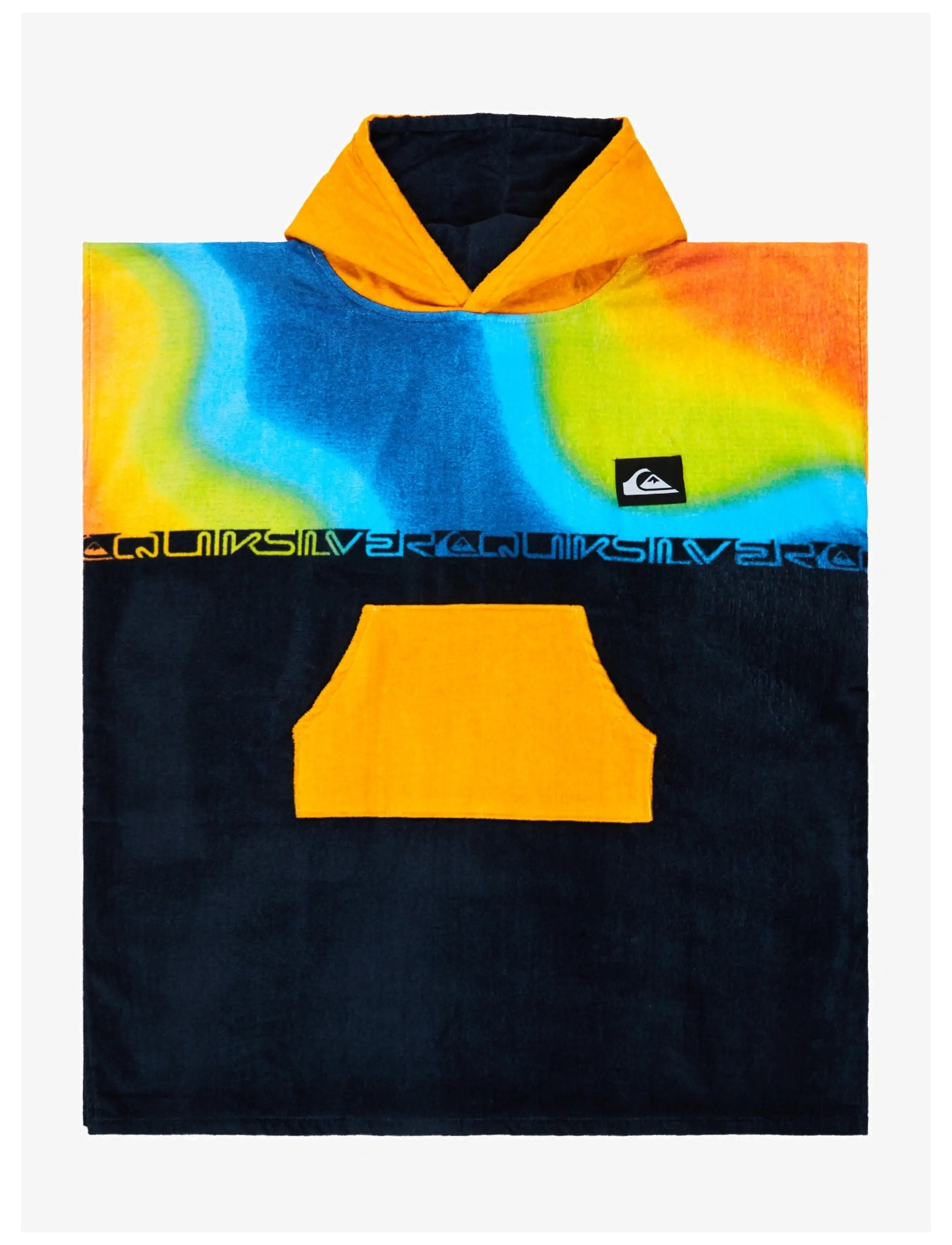 Quiksilver HOODY TOWEL YOUTH - Bade-Poncho - MONACO BLUE HOLMES / multi