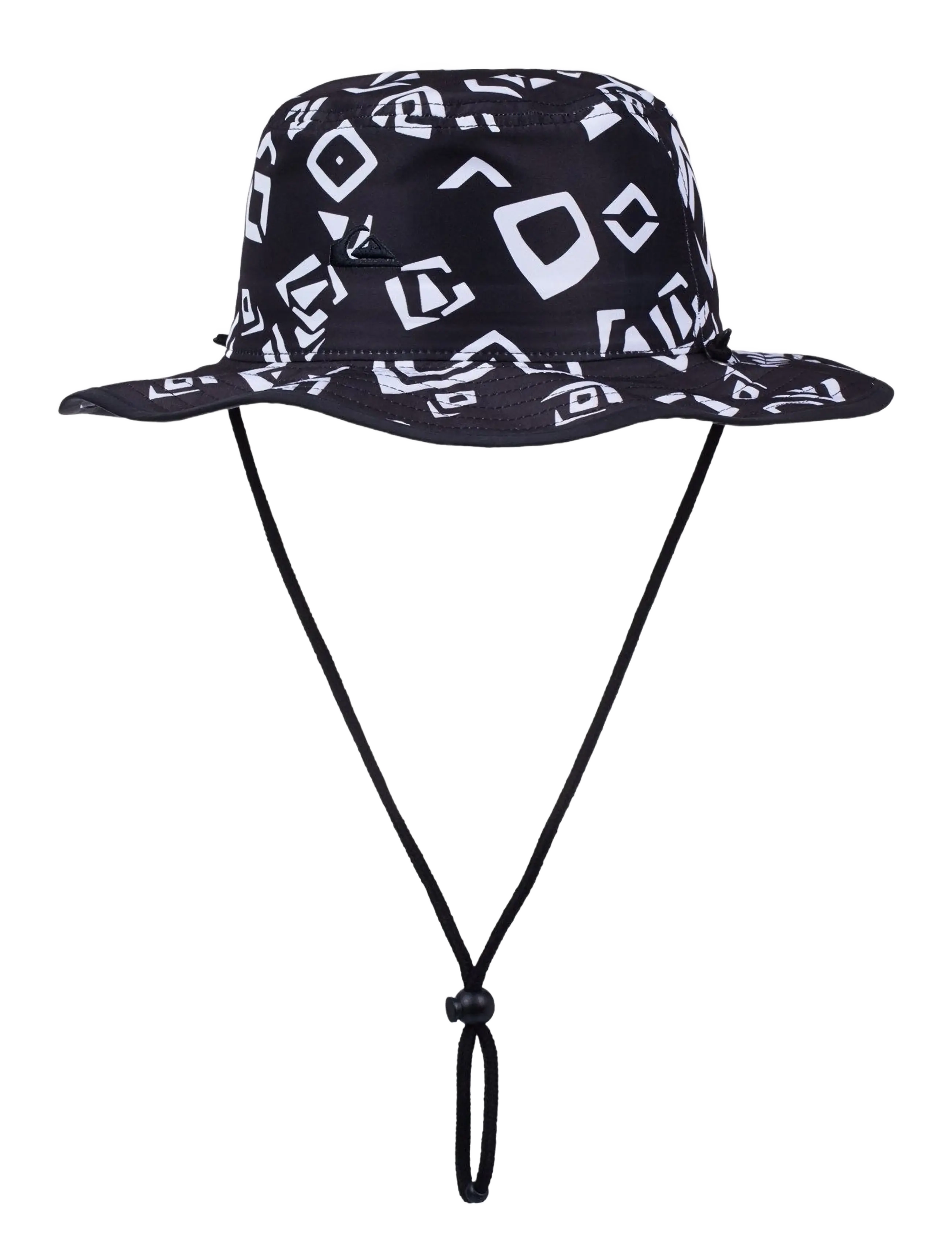 Quiksilver KNOW IT ALL BUCKET YOUTH - Lapsed 98–134 - BLACK TRIBAL TAG / black