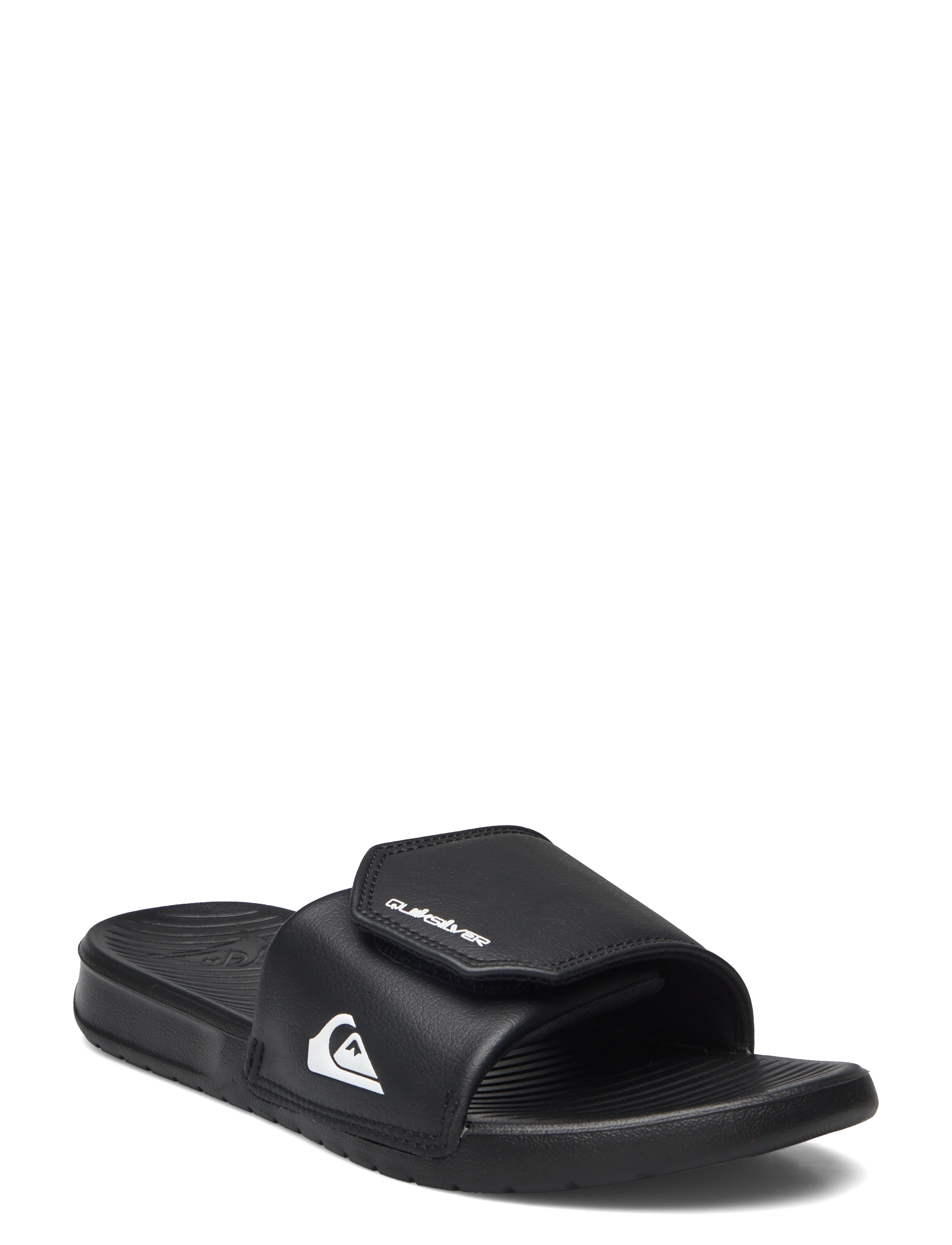 Quiksilver BRIGHT COAST ADJUST YOUTH - Sko - BLACK/WHITE/BLACK / black