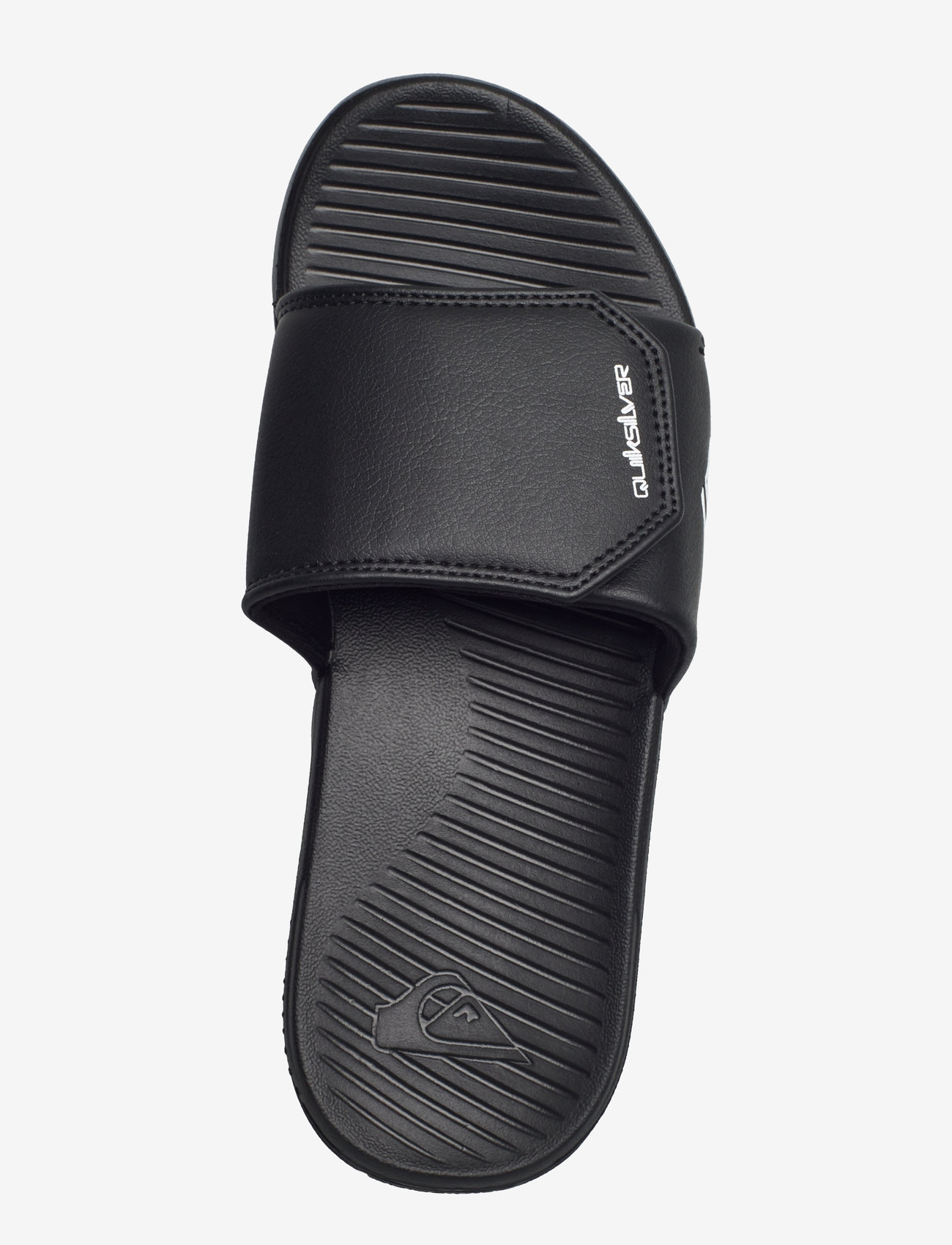 Quiksilver - BRIGHT COAST ADJUST YOUTH - pool sliders - black/white/black - 3