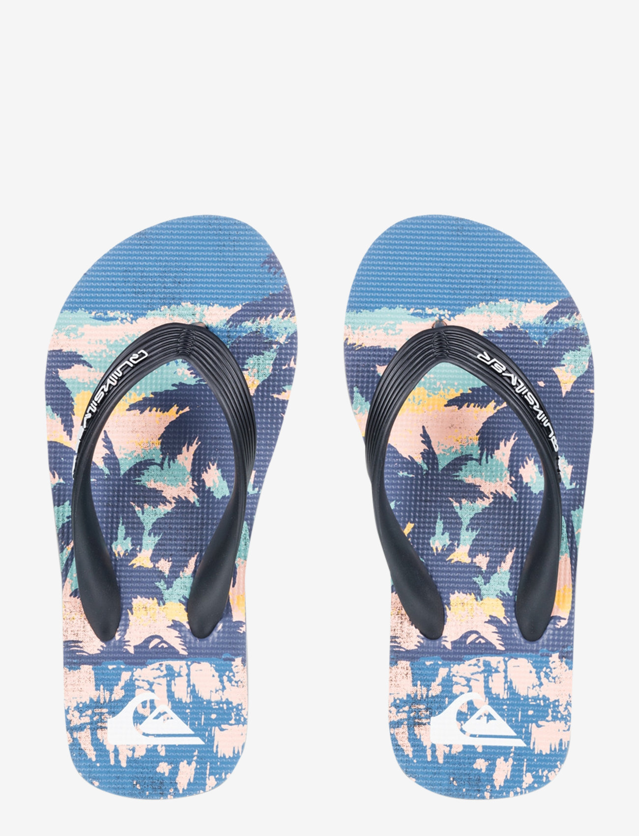 Quiksilver - MOLOKAI ART 25 YOUTH - flip-flops - coronet blue tropicamo - 1