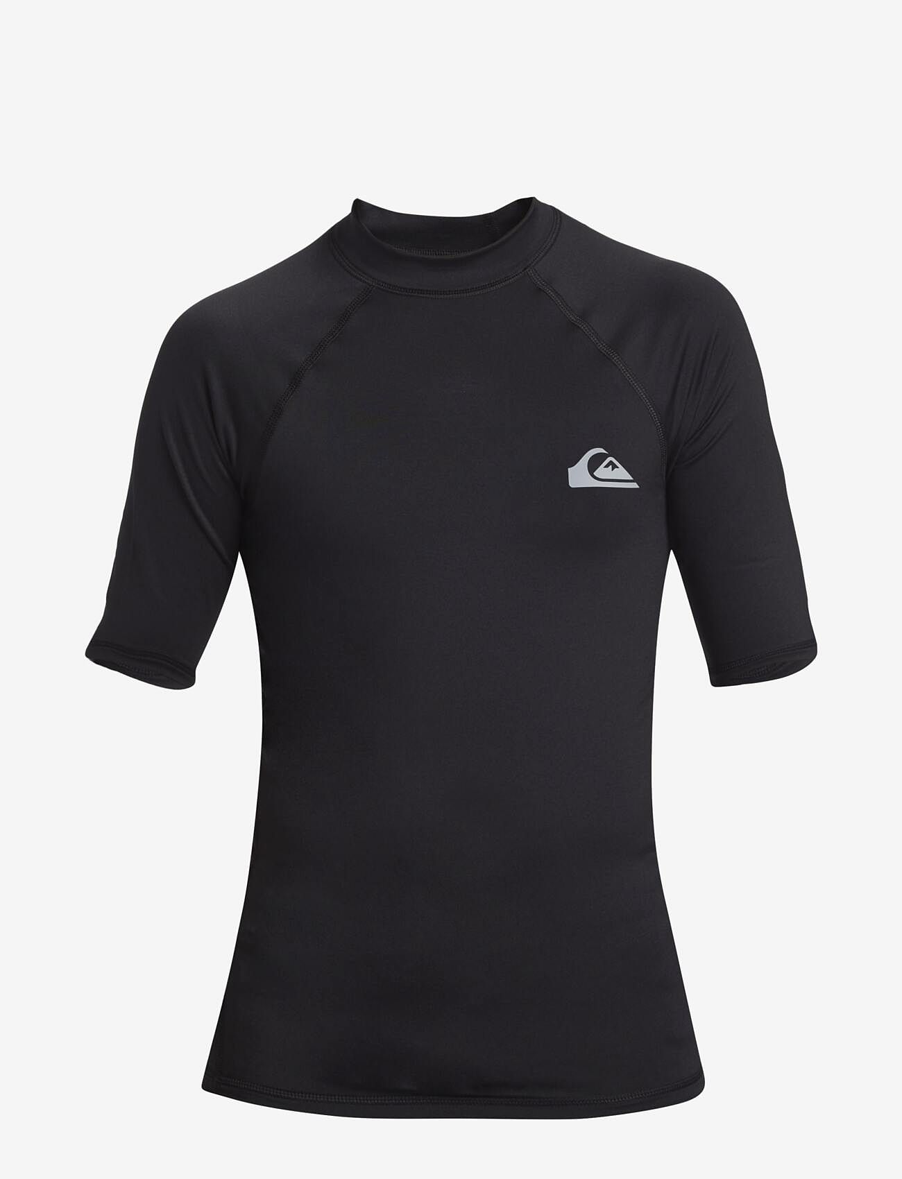Quiksilver - EVERYDAY UPF50 SS YOUTH - bade-oberteile - black - 1