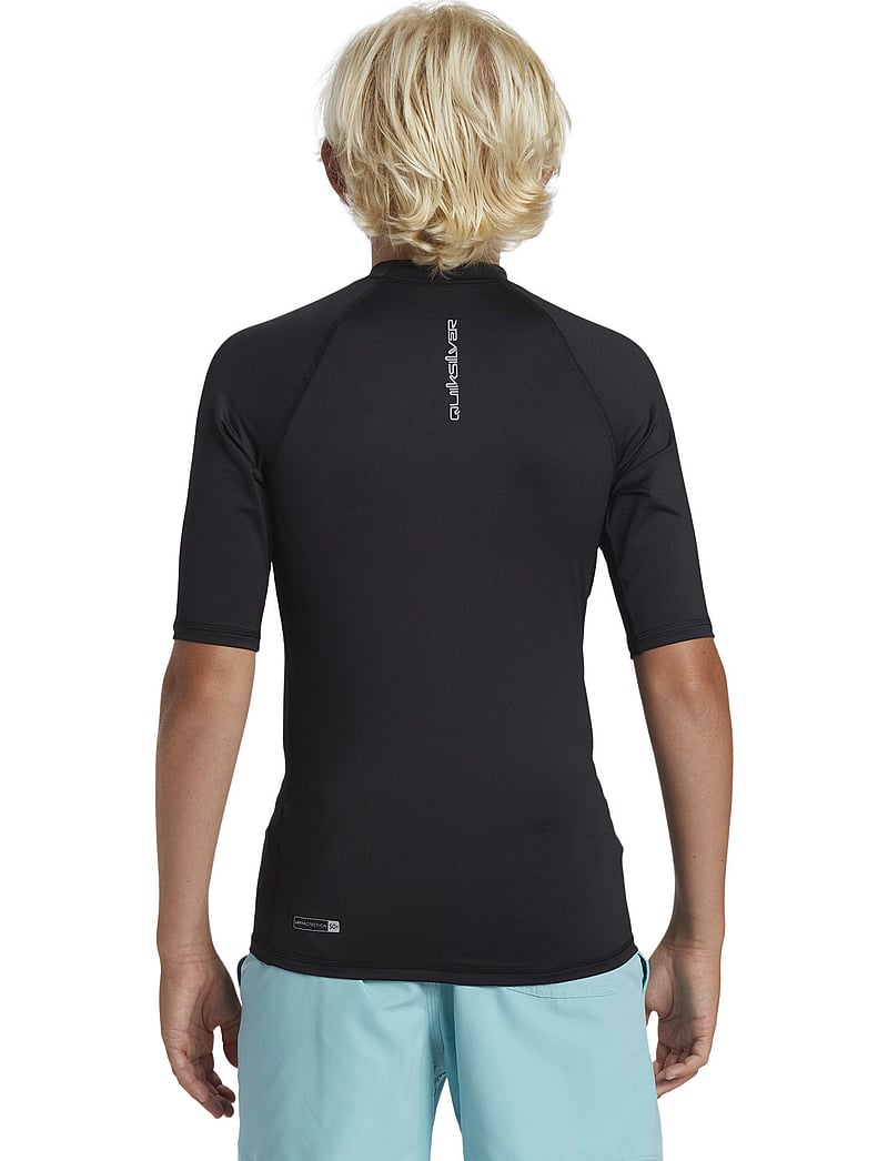 Quiksilver - EVERYDAY UPF50 SS YOUTH - bade-oberteile - black - 3