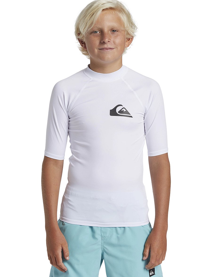 Quiksilver - EVERYDAY UPF50 SS YOUTH - ujumisriiete ülaosad - white - 0