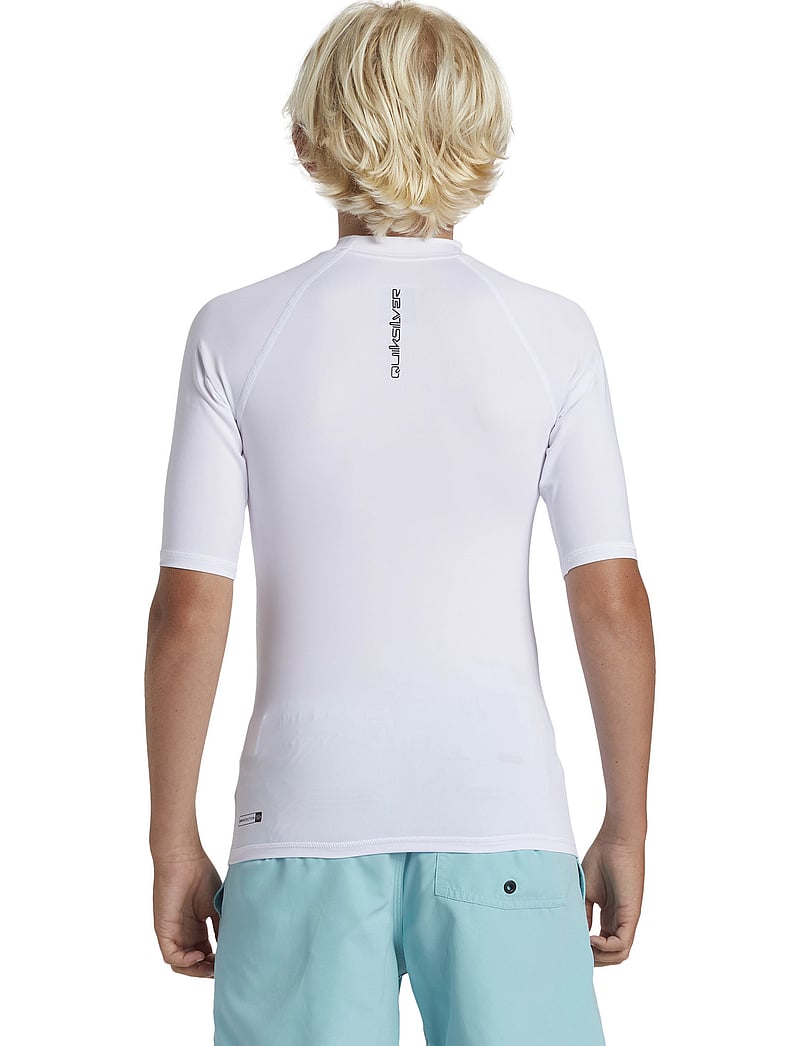 Quiksilver - EVERYDAY UPF50 SS YOUTH - bade-oberteile - white - 3
