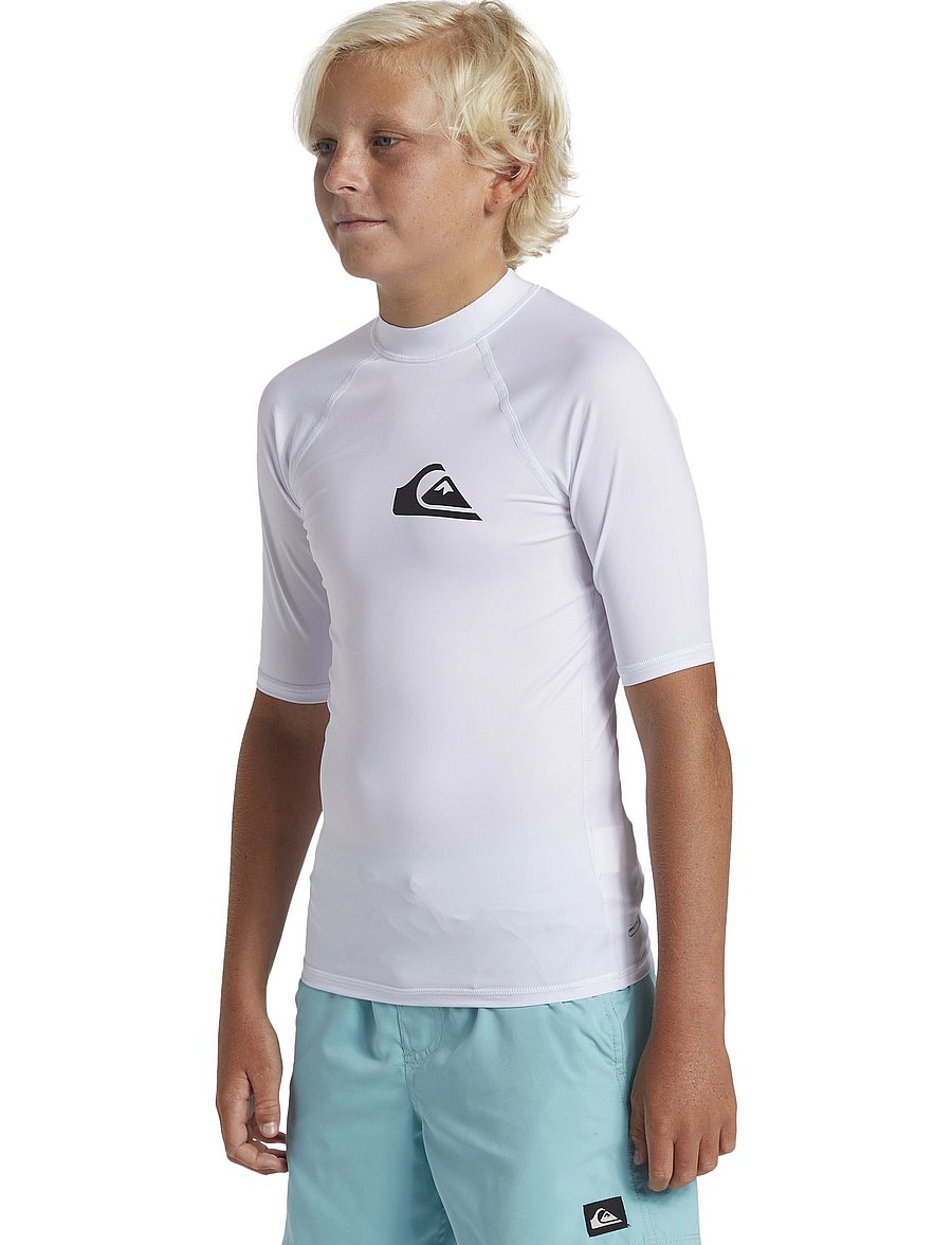 Quiksilver - EVERYDAY UPF50 SS YOUTH - ujumisriiete ülaosad - white - 4