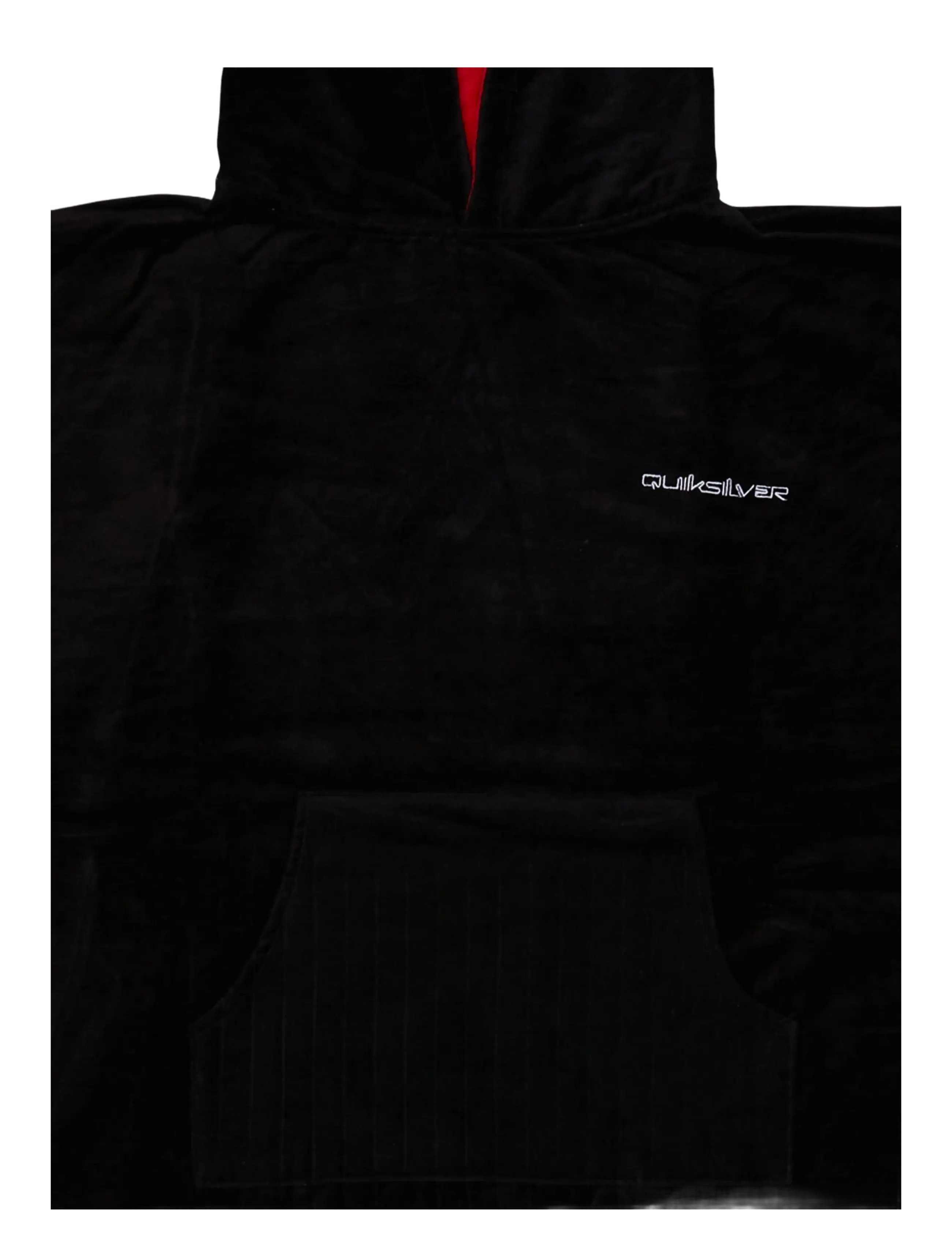 Quiksilver Hoody Towel, Hættehåndklæde Poncho, Sort, Str: ONE SIZE