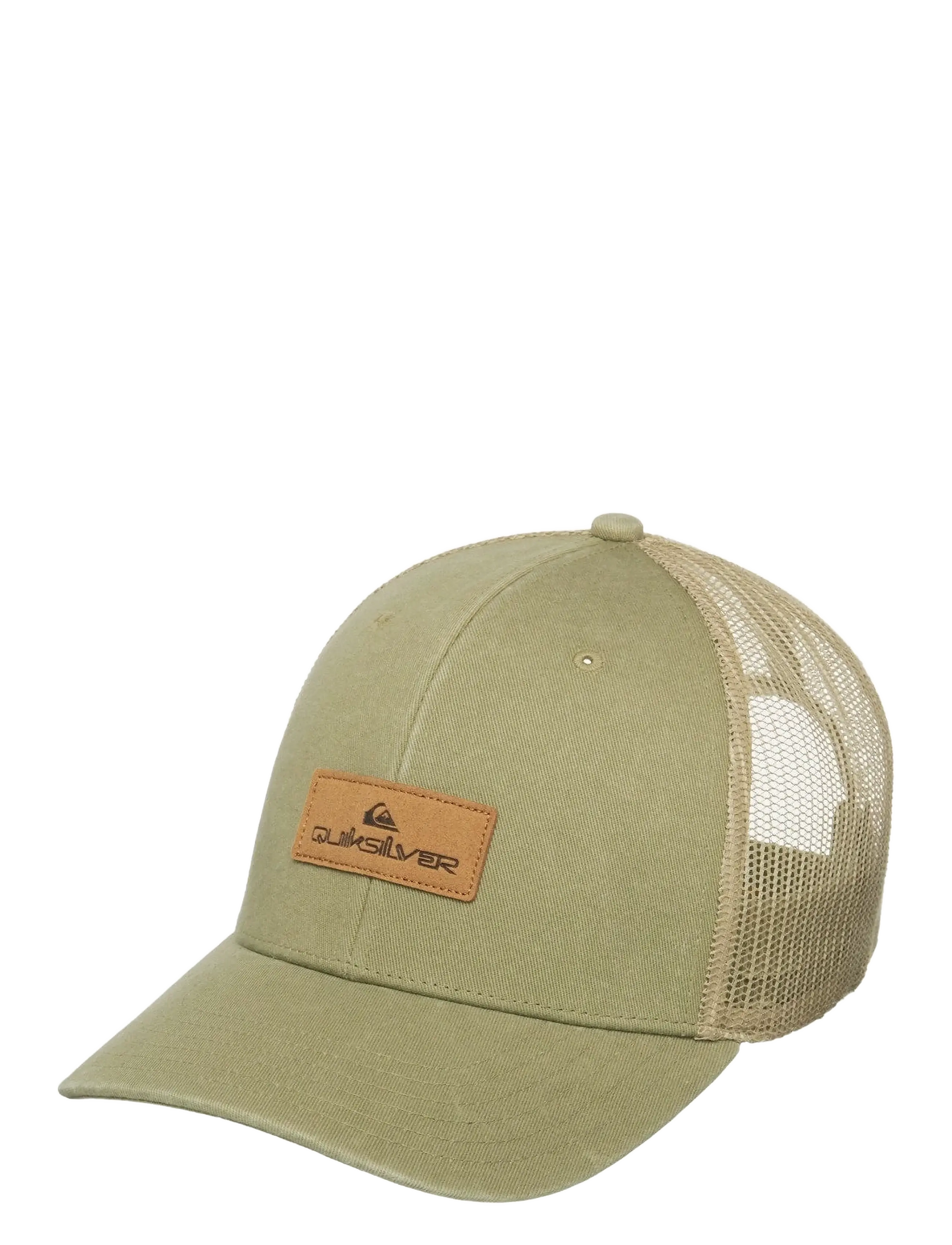 Quiksilver Decades Cotton H Trucker, Mænd, Trucker Kasket, Kakigrøn, Str: ONE SIZE