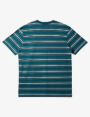 Quiksilver - NOTICE MIX STRIPE SS - short-sleeved t-shirts - colonial blue notice mix ss - 1