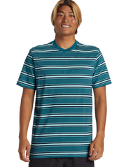 Quiksilver - NOTICE MIX STRIPE SS - short-sleeved t-shirts - colonial blue notice mix ss - 2