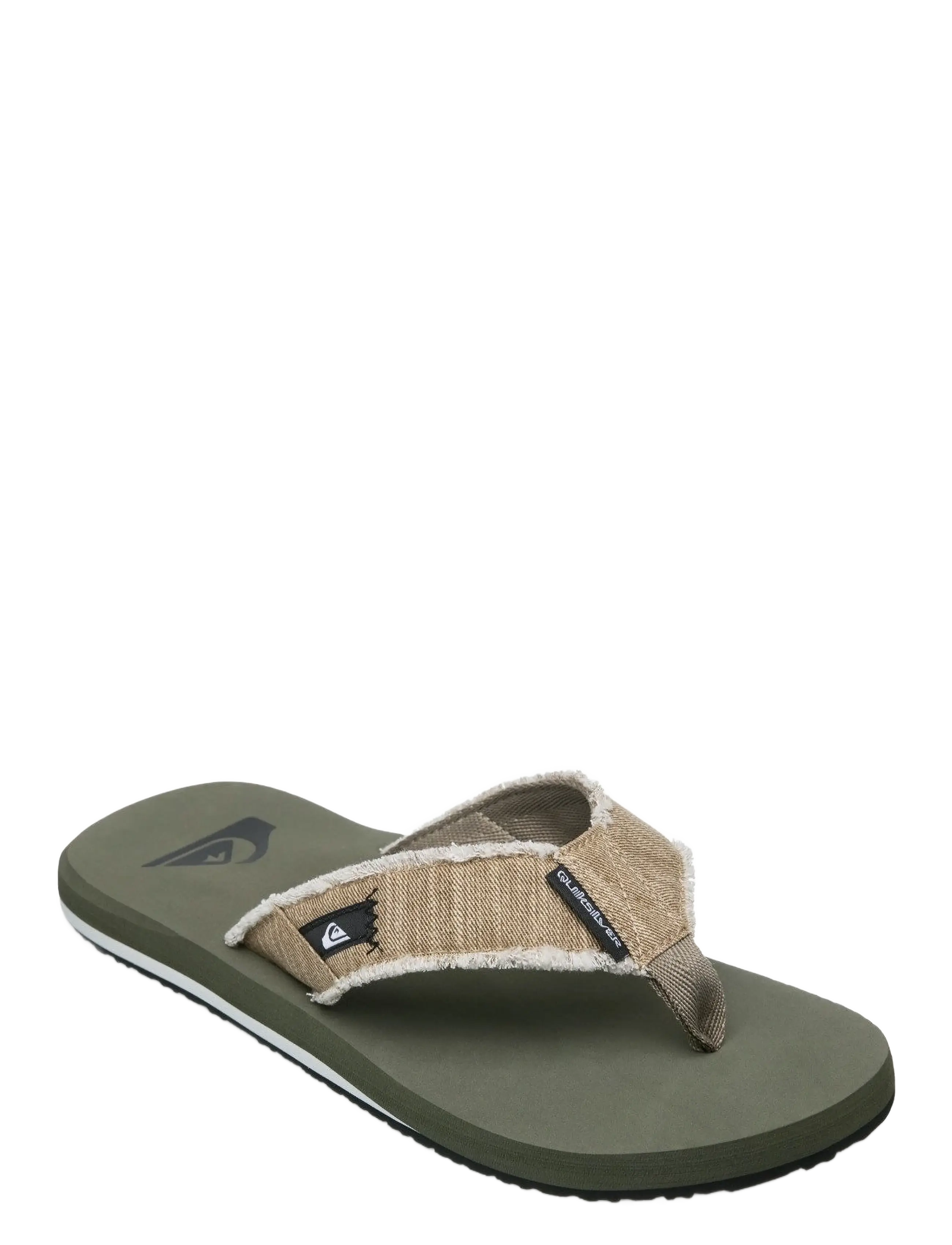 Quiksilver Monkey Abyss, 40, Summer Schuhe, Khakigrün - Sandals, Männerswear