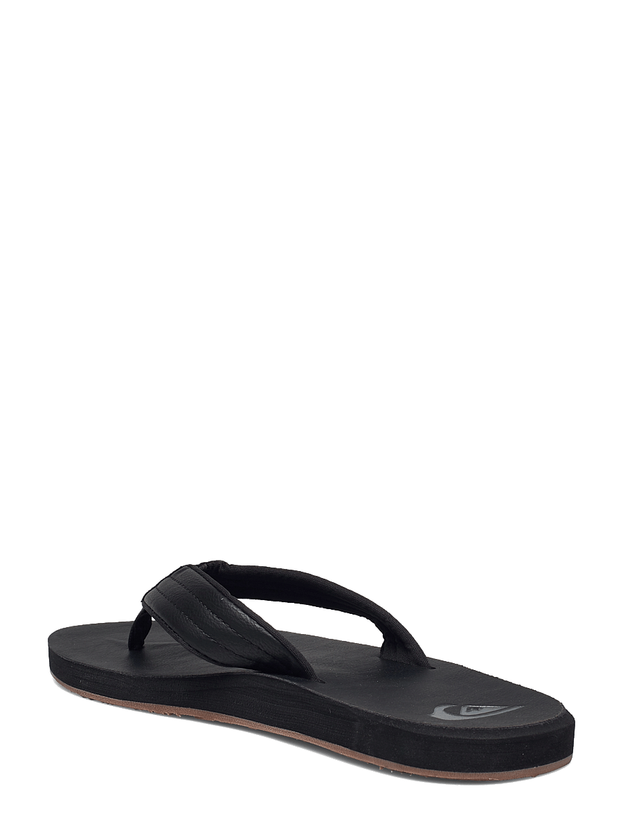 Quiksilver - CARVER NUBUCK - klip-klapper - solid black - 2