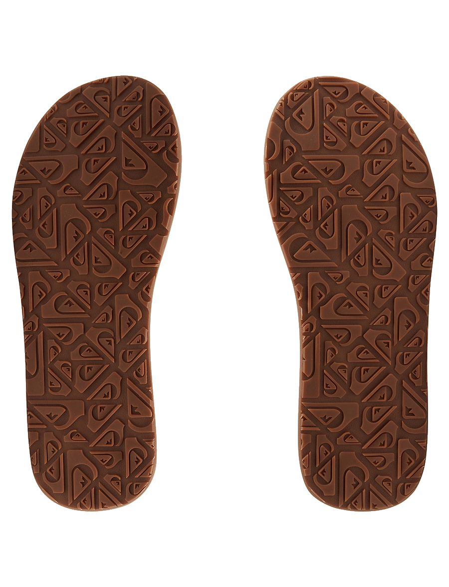 Quiksilver - CARVER NUBUCK - klip-klapper - solid black - 5