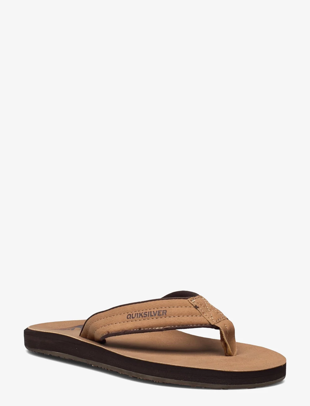 Quiksilver - CARVER NUBUCK - flip flops - tan - pattern_1 - 0