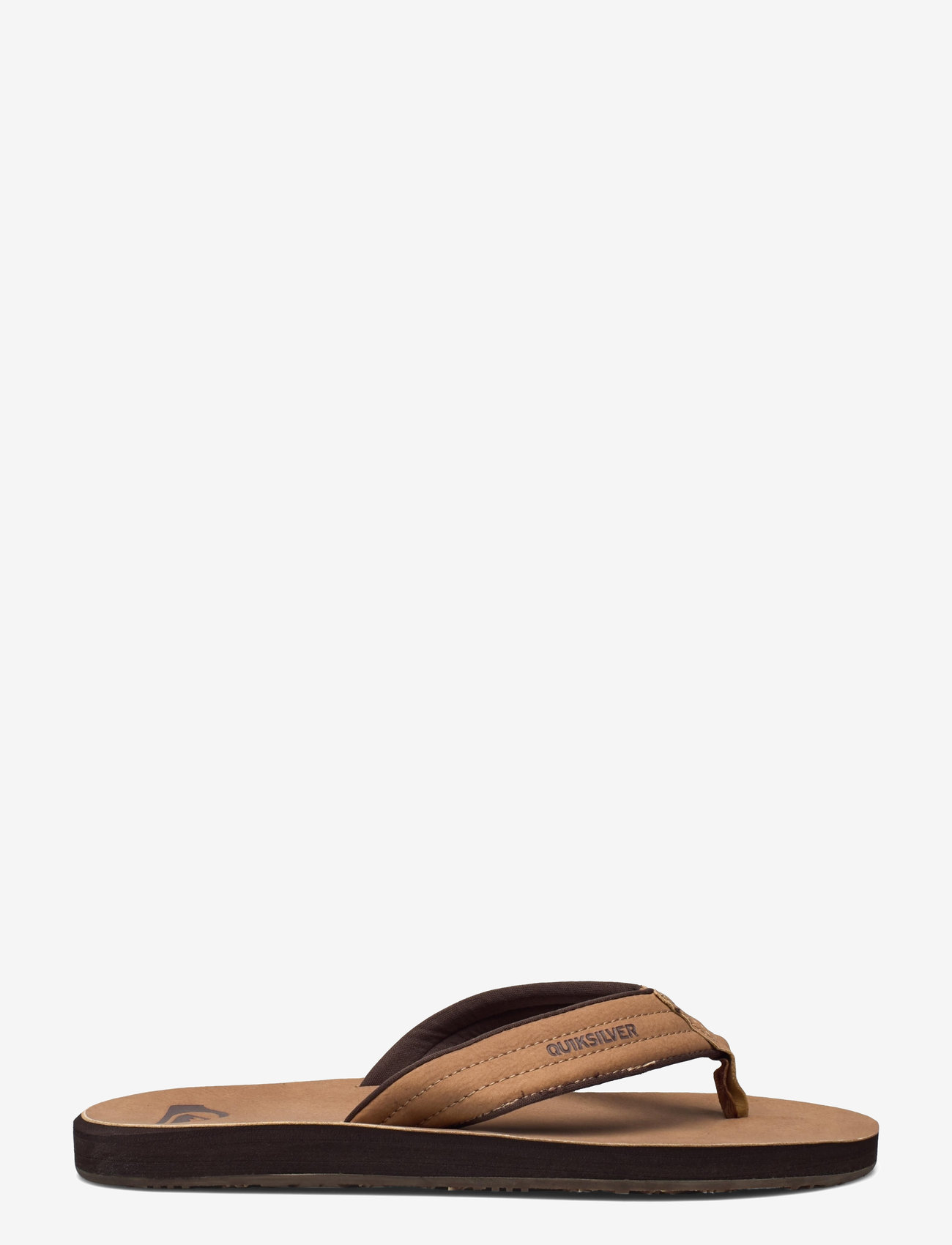 Quiksilver - CARVER NUBUCK - flip flops - tan - pattern_1 - 1