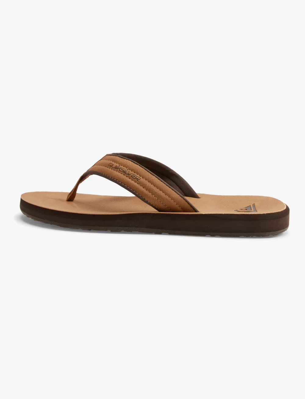 Quiksilver - CARVER NUBUCK - flip flops - tan - pattern_1 - 3