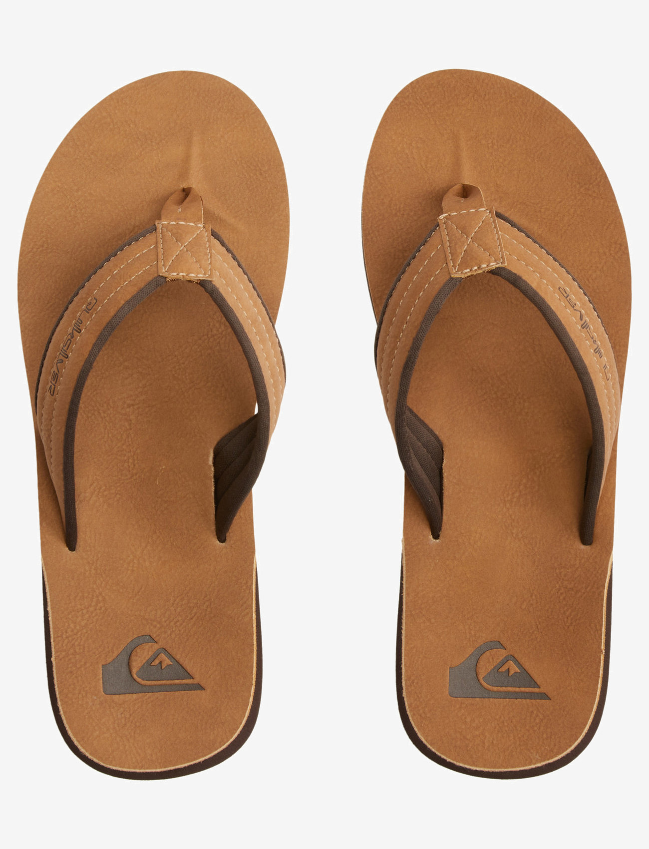 Quiksilver - CARVER NUBUCK - flip flops - tan - pattern_1 - 4