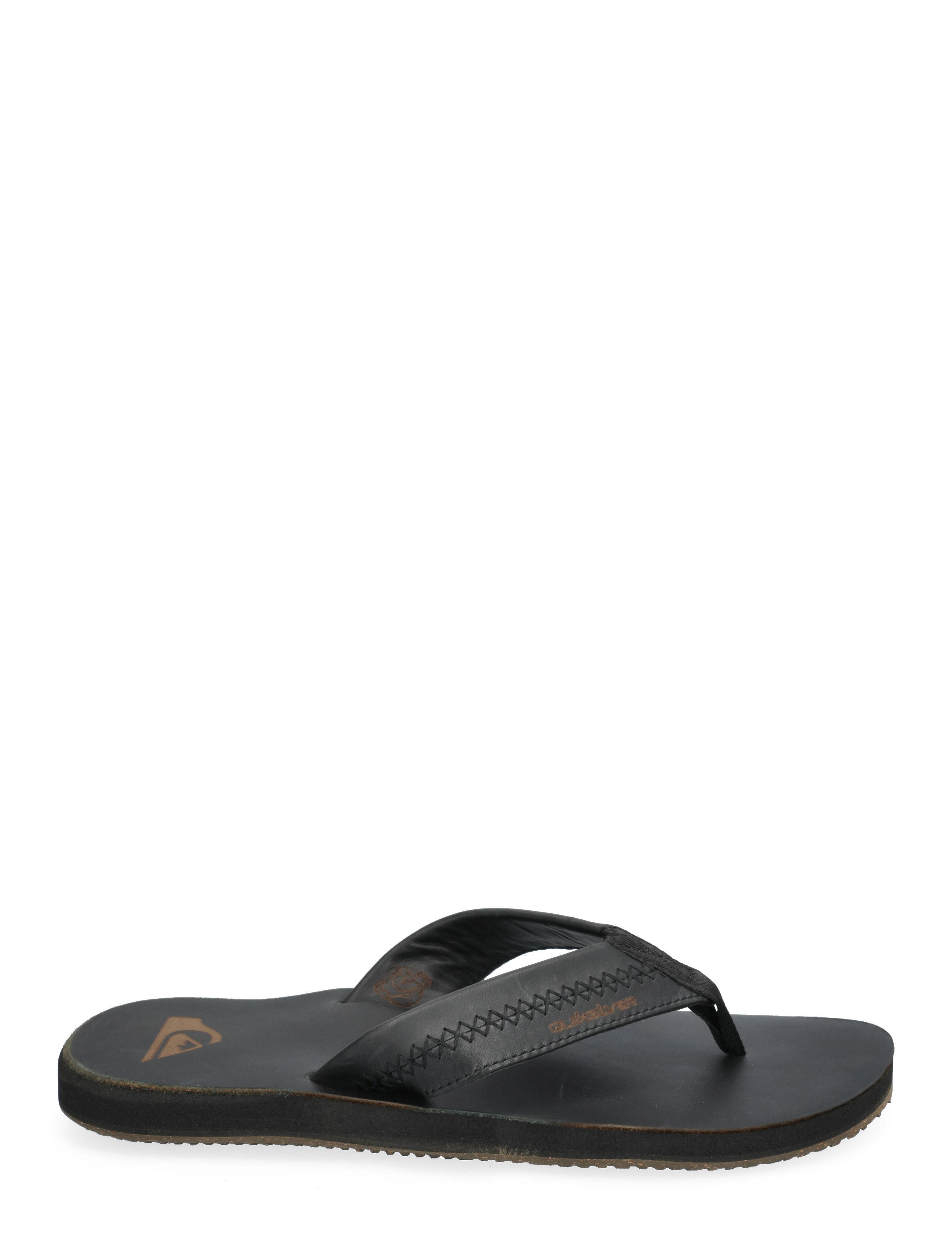 Quiksilver - CARVER NATURAL II - flip flops - black 1 - 1