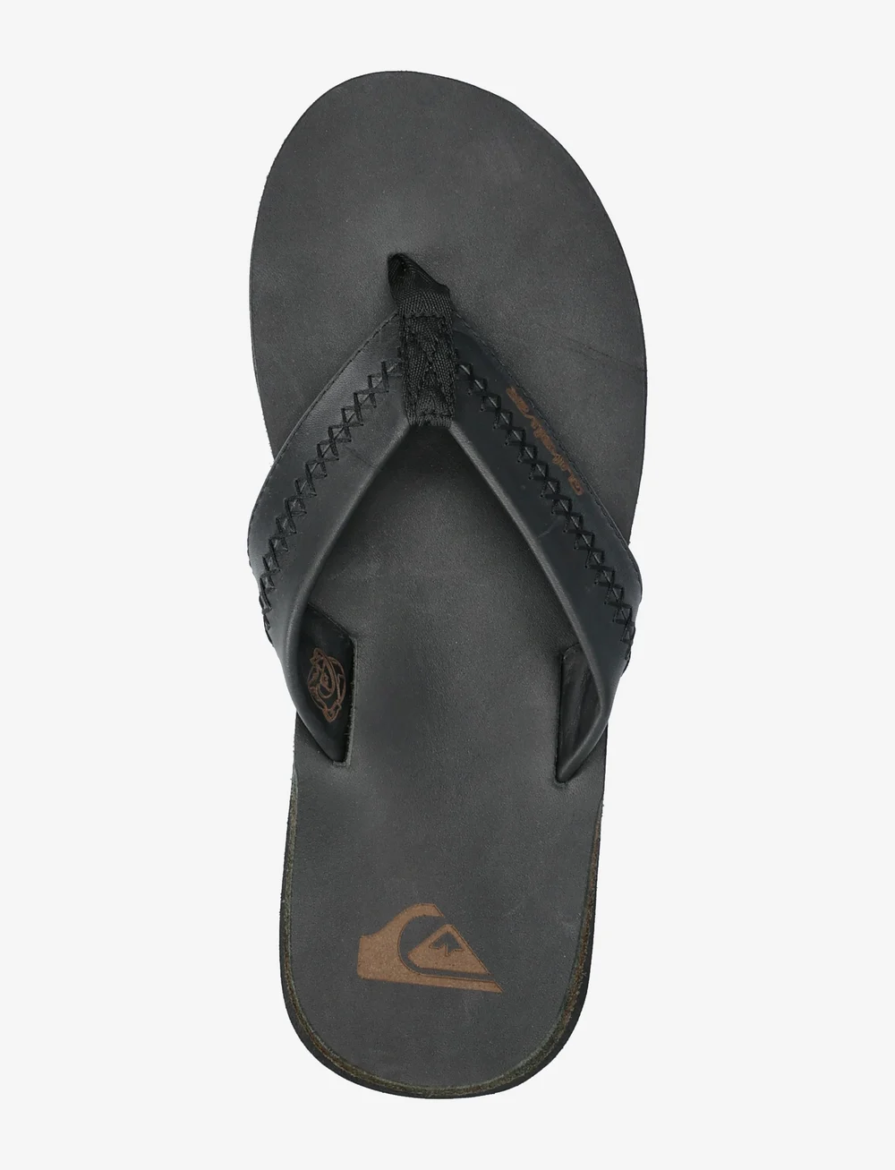 Quiksilver - CARVER NATURAL II - flip flops - black 1 - 3