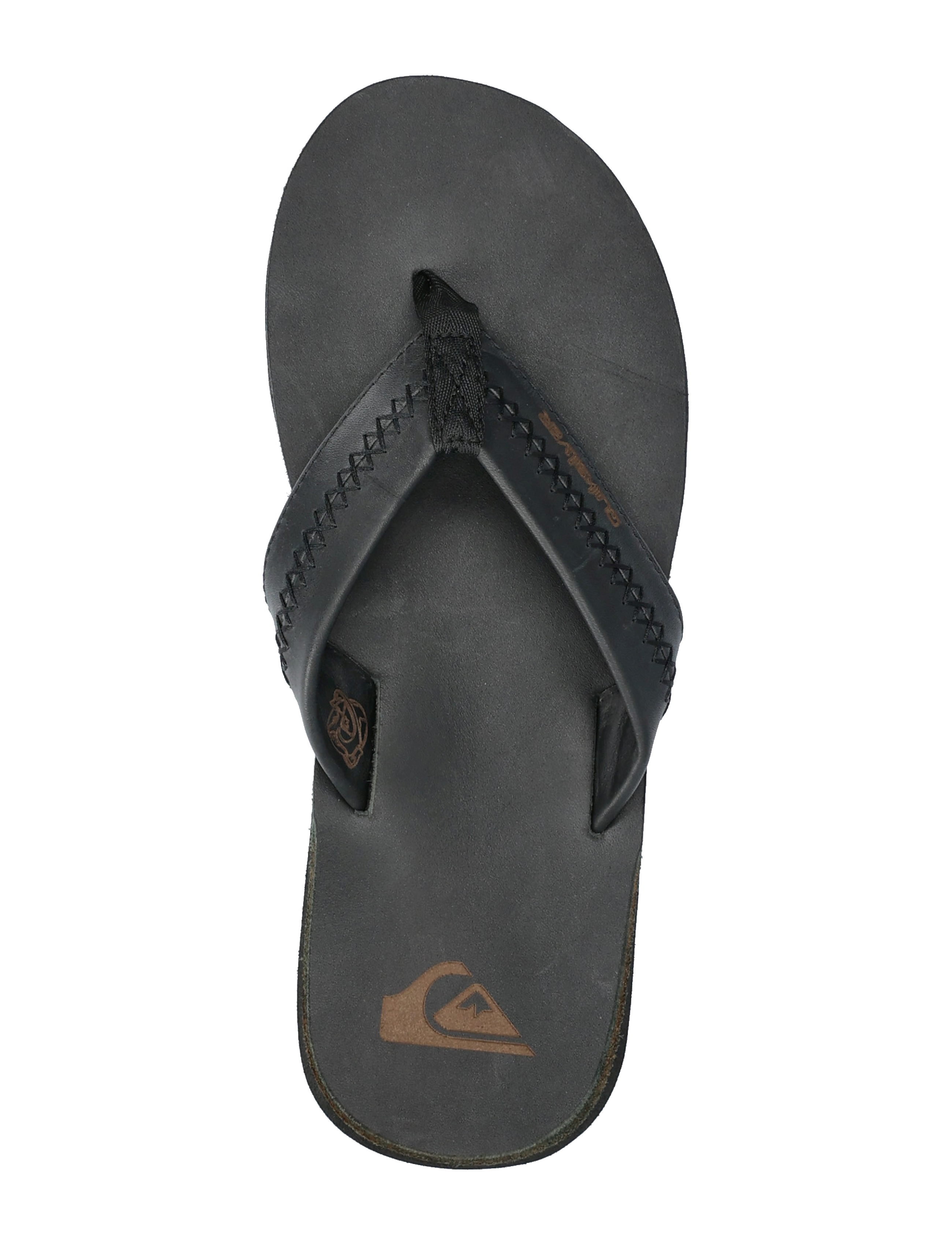 Quiksilver - CARVER NATURAL II - flip flops - black 1 - 3