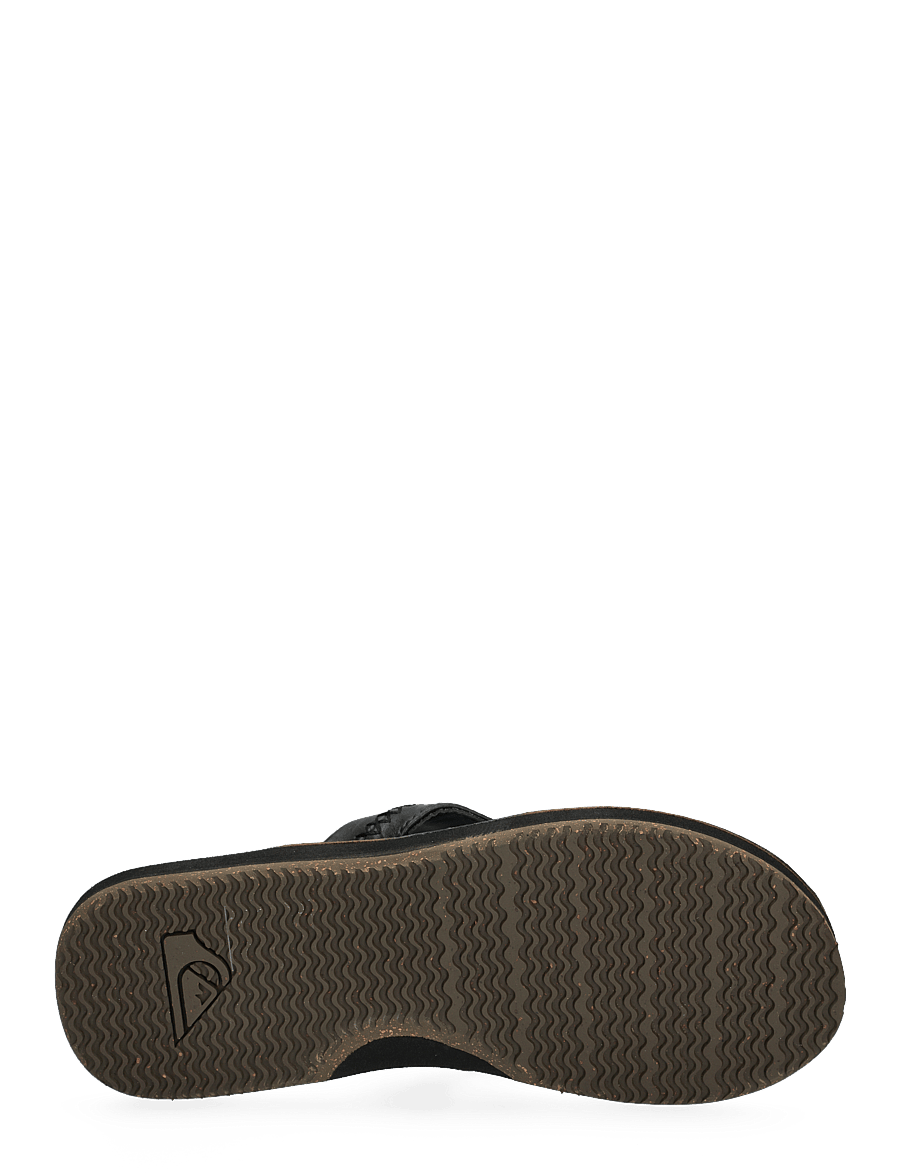 Quiksilver - CARVER NATURAL II - flip flops - black 1 - 4