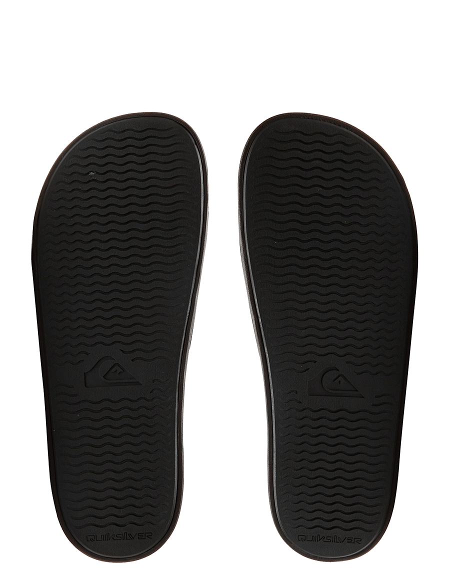 Quiksilver - RIVI WORDMARK SLIDE II - sundlaugaskór - black 5 - 3