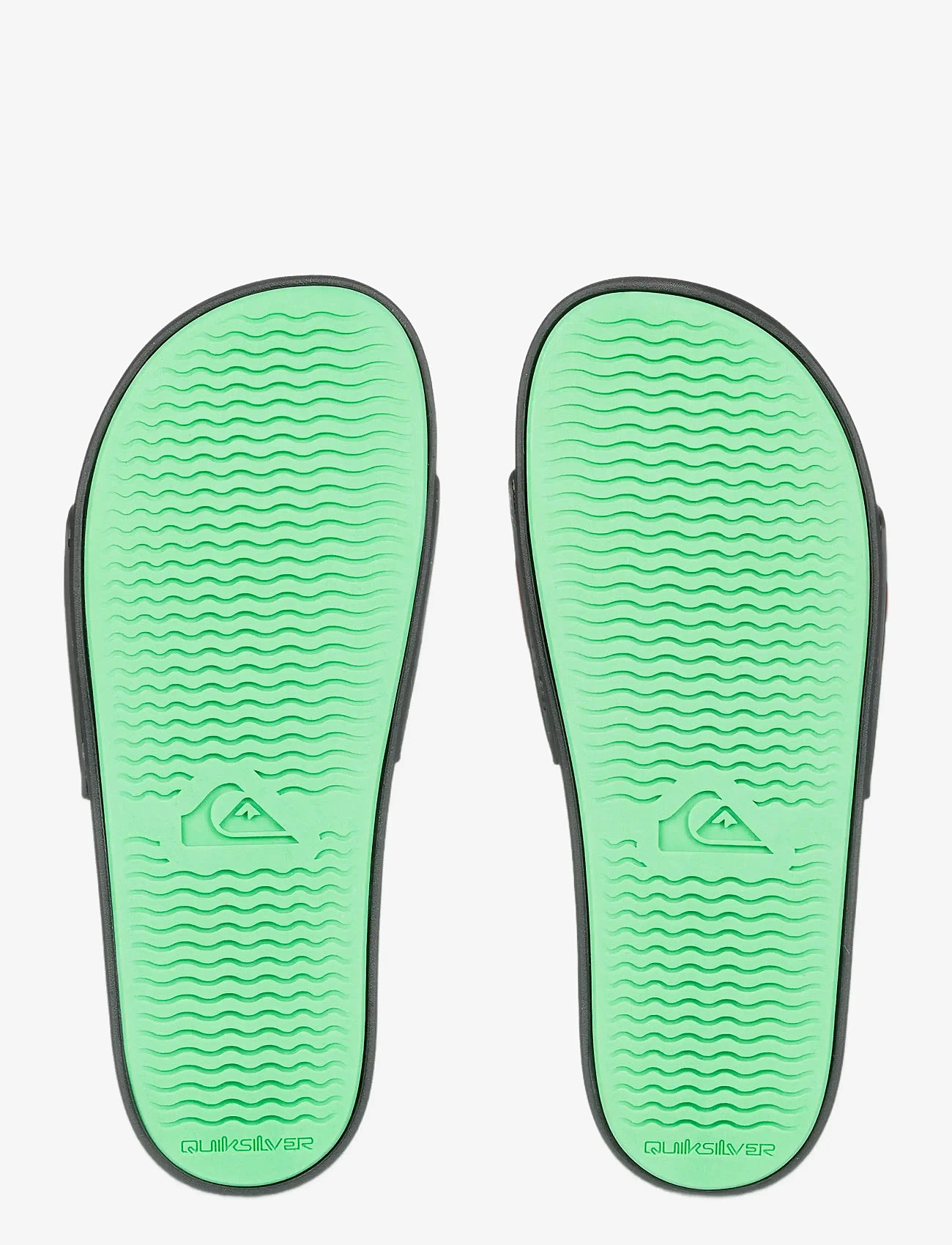 Quiksilver - RIVI WORDMARK SLIDE II - pool-sandalen - black/rasta - 3