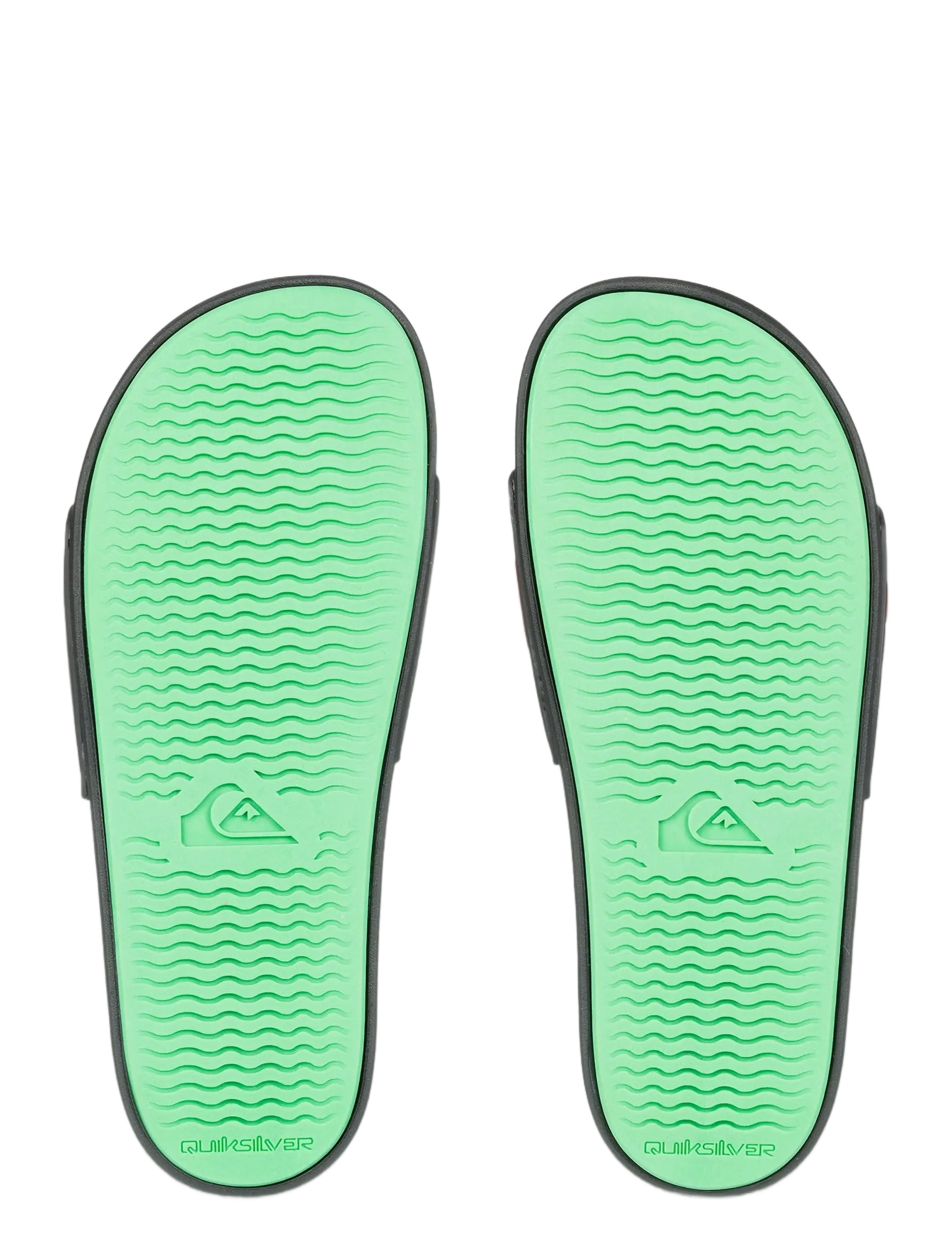 Quiksilver - RIVI WORDMARK SLIDE II - pool-sandalen - black/rasta - 3
