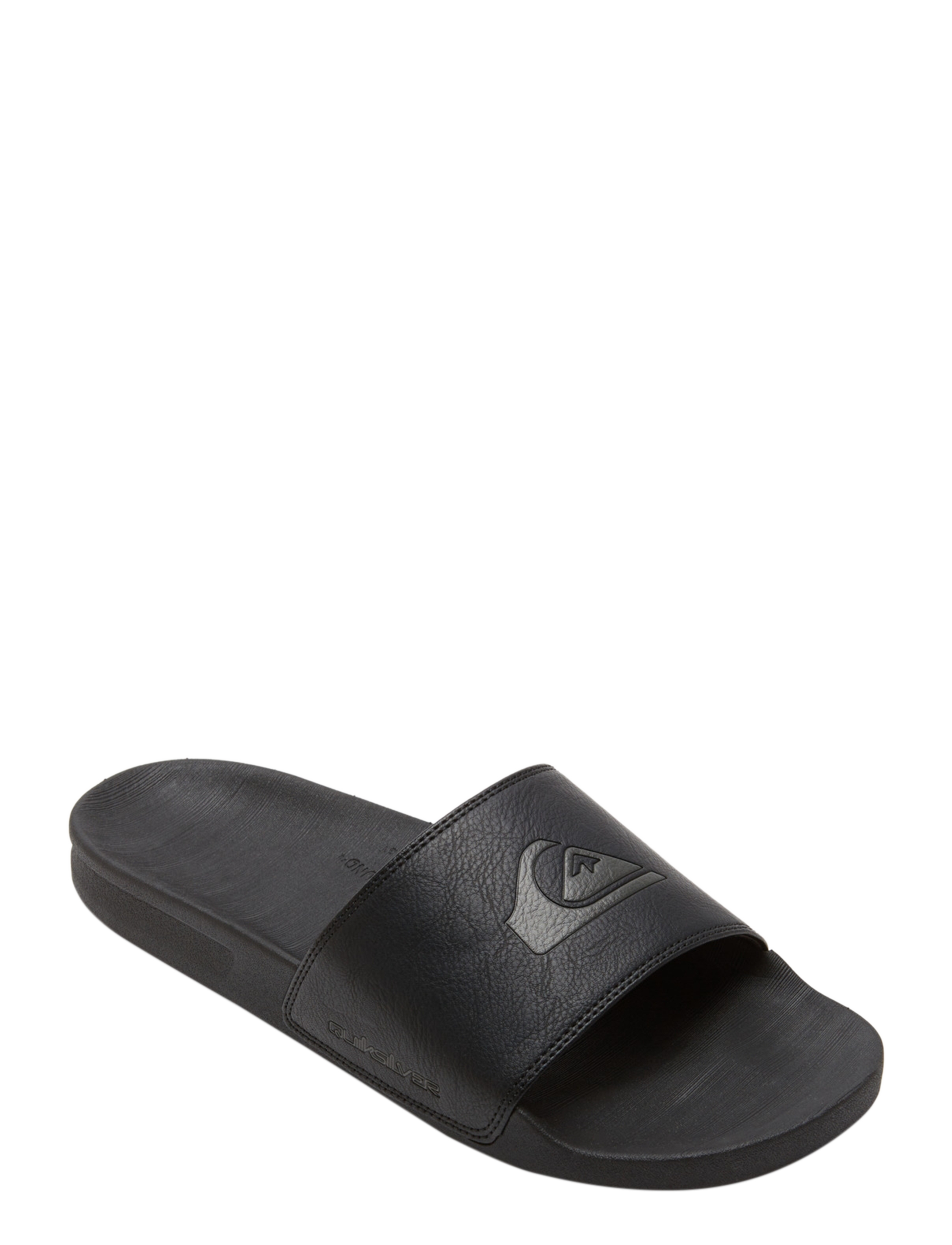 Quiksilver RIVI NUBUCK SLIDE - Badeschuhe - BLACK 1 / black
