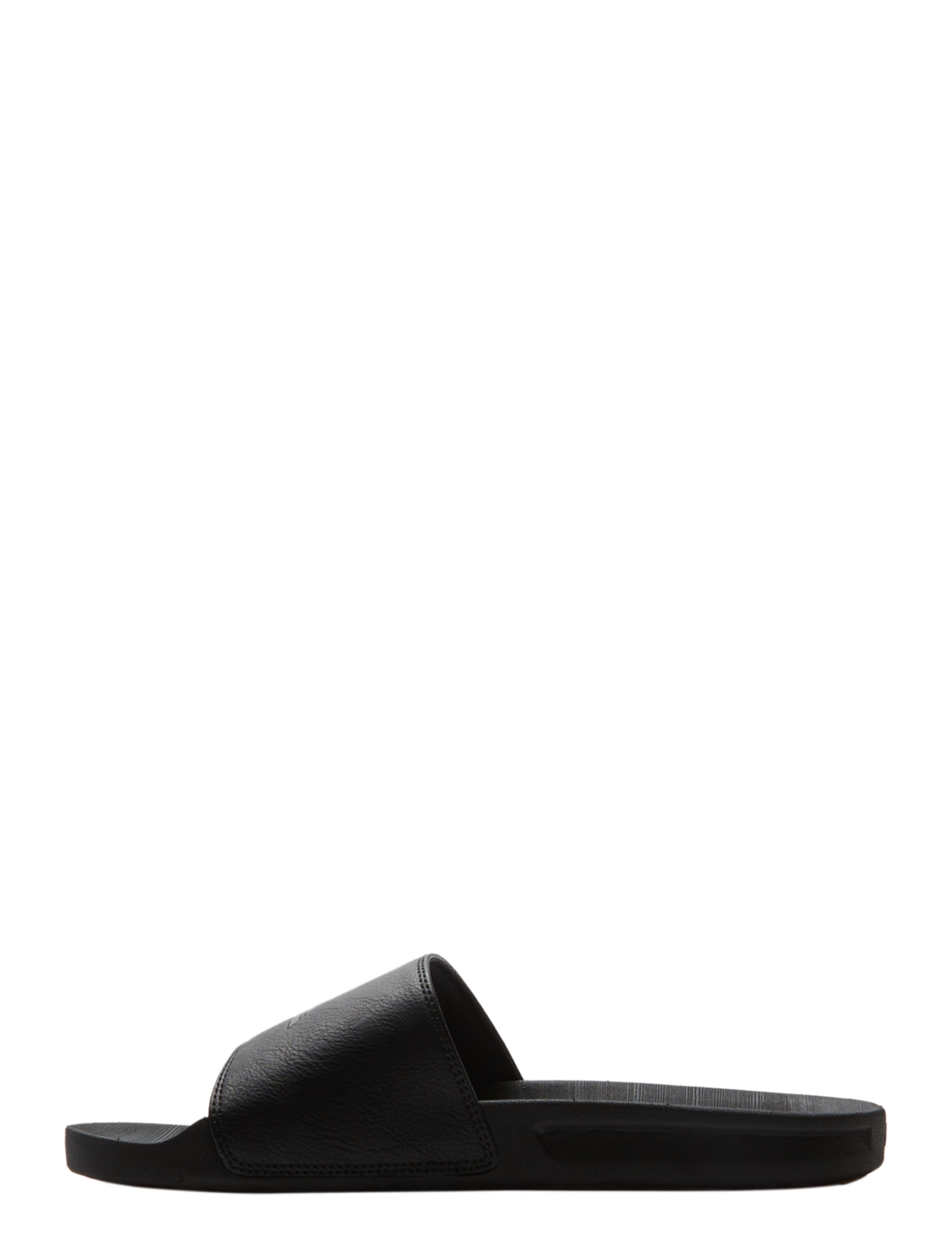 Quiksilver - RIVI NUBUCK SLIDE - badesko & badesandaler - black 1 - 1