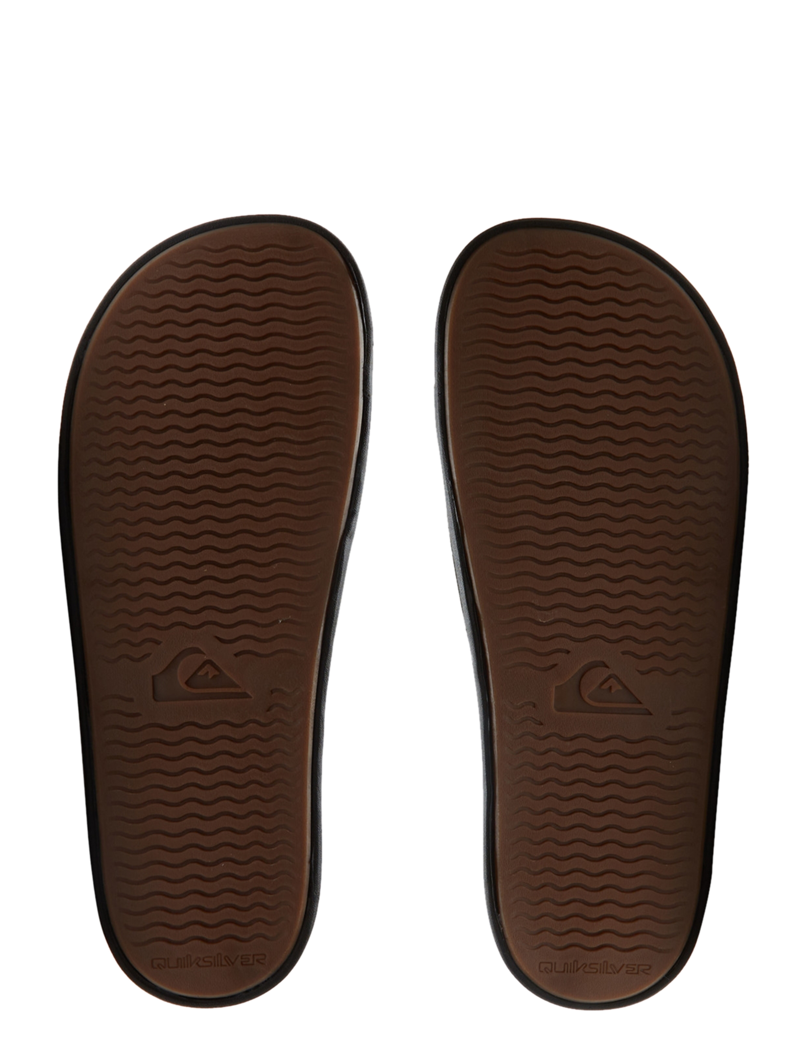 Quiksilver - RIVI NUBUCK SLIDE - badesko & badesandaler - black 1 - 3