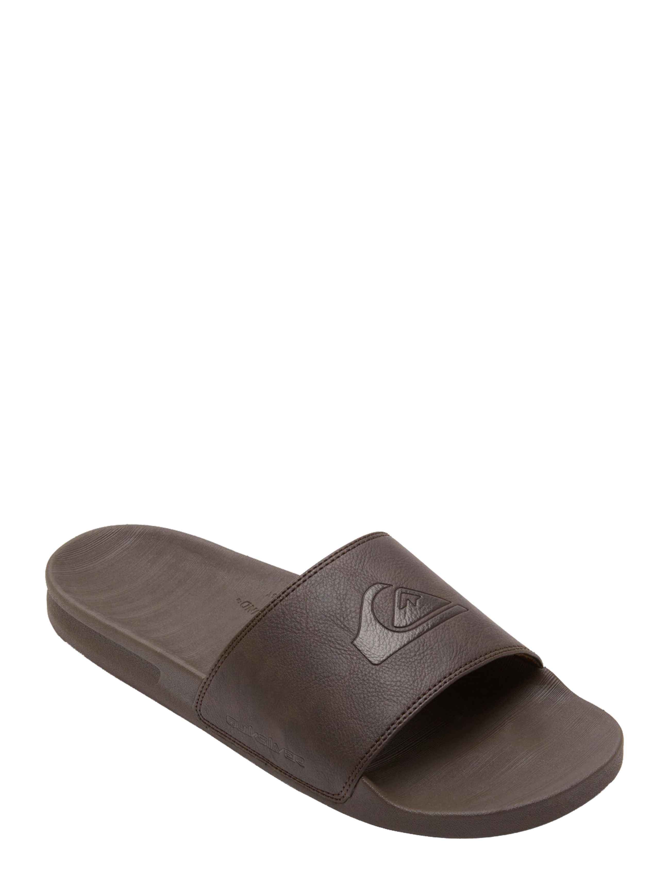 Quiksilver RIVI NUBUCK SLIDE - Avalynė - BROWN 1 / brown