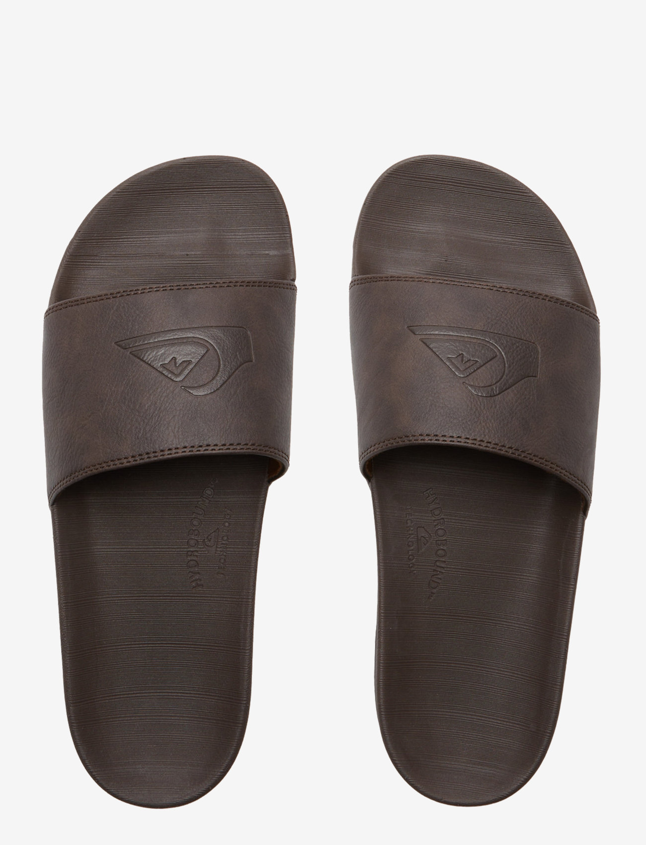 Quiksilver - RIVI NUBUCK SLIDE - pool-sandalen - brown 1 - 2